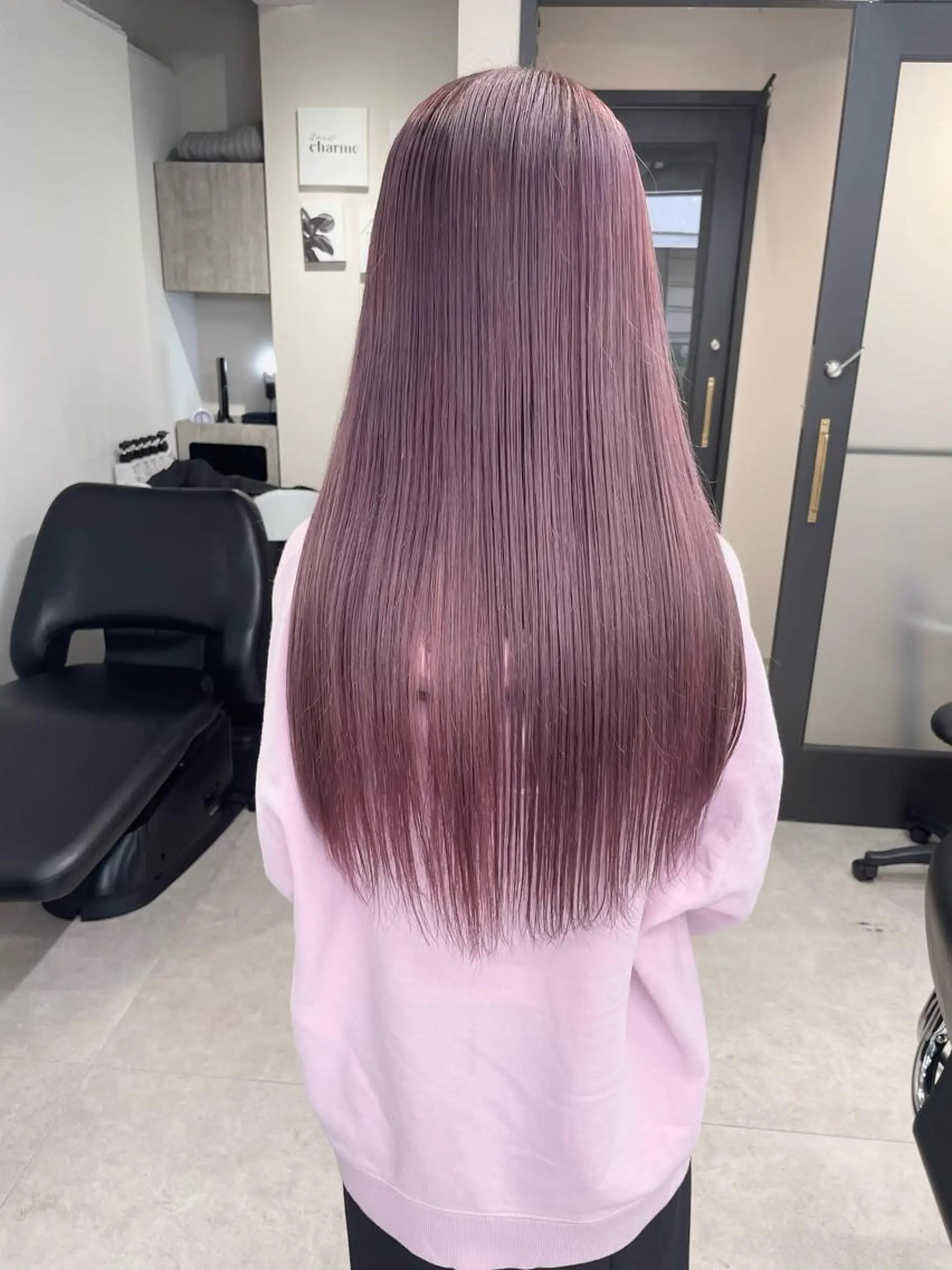 ロング カラー カット ヘアカラー 髪質改善will hairdesignのヘアスタイル