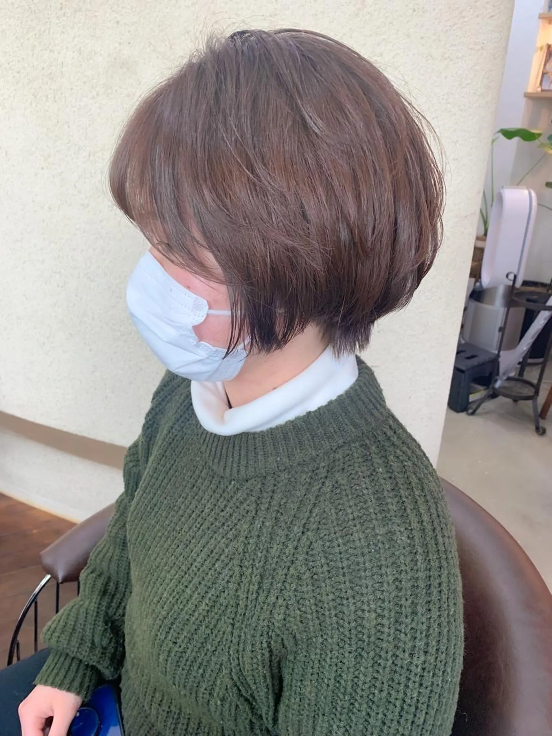 ショート カット ヘッドスパ ヘアセット 角戸 りおのヘアスタイル