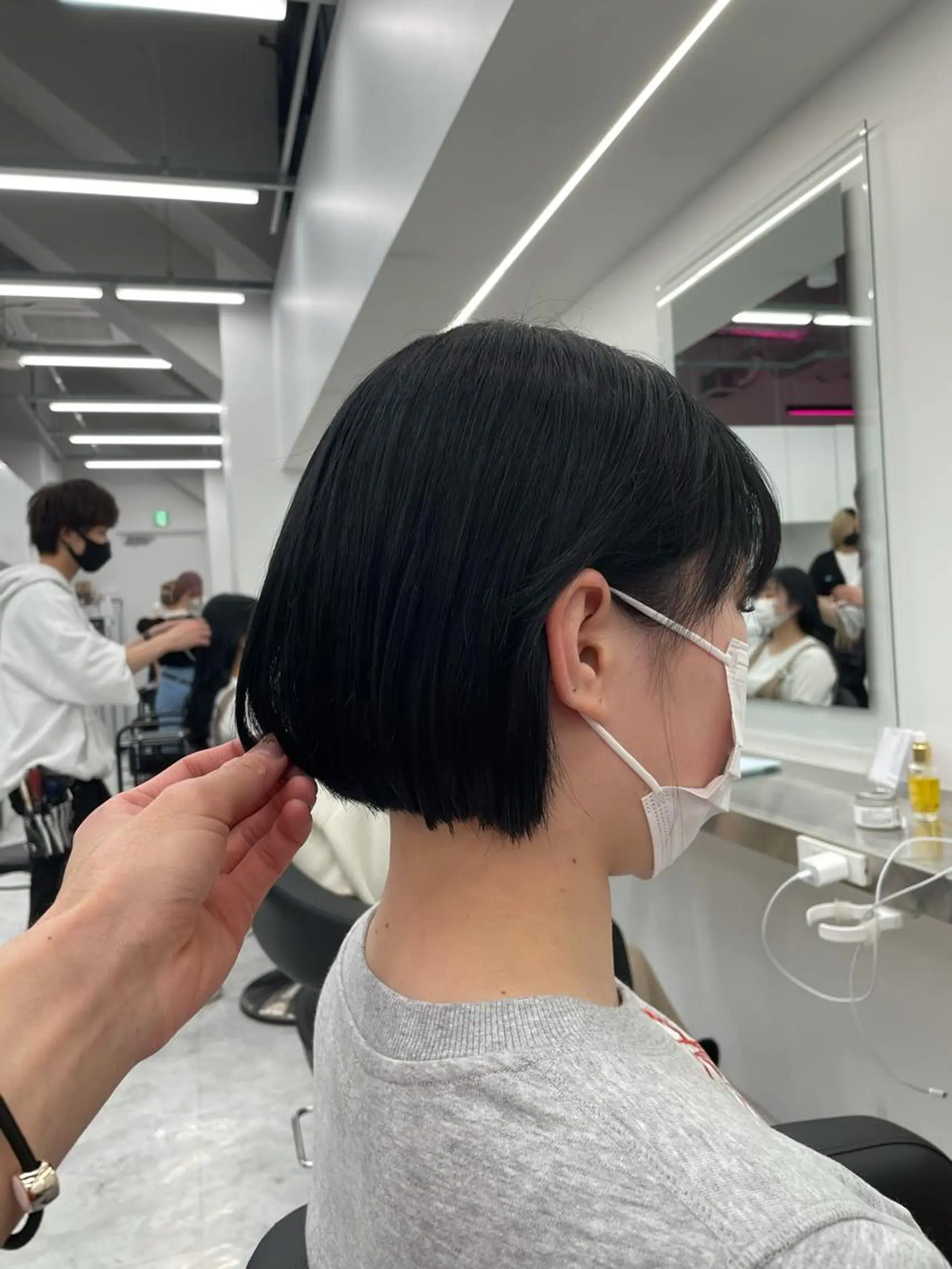 ミディアム カラー ヘアアレンジ 縮毛矯正/髪質改善/ ブリーチ毛/木元渓太のヘアスタイル