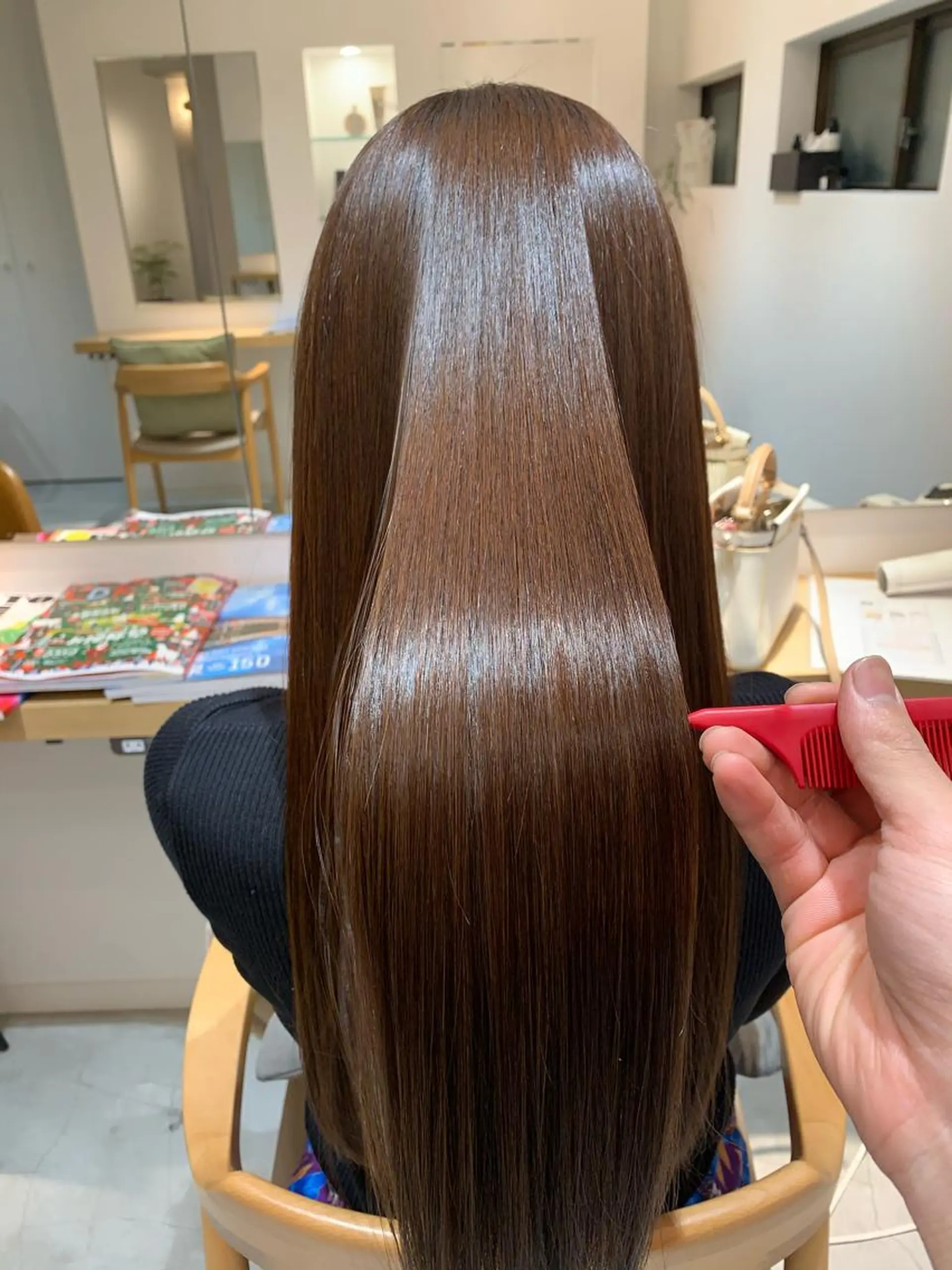 ロング ✨髪質改善　美髪✨ 縮毛　井上 大誠のヘアスタイル