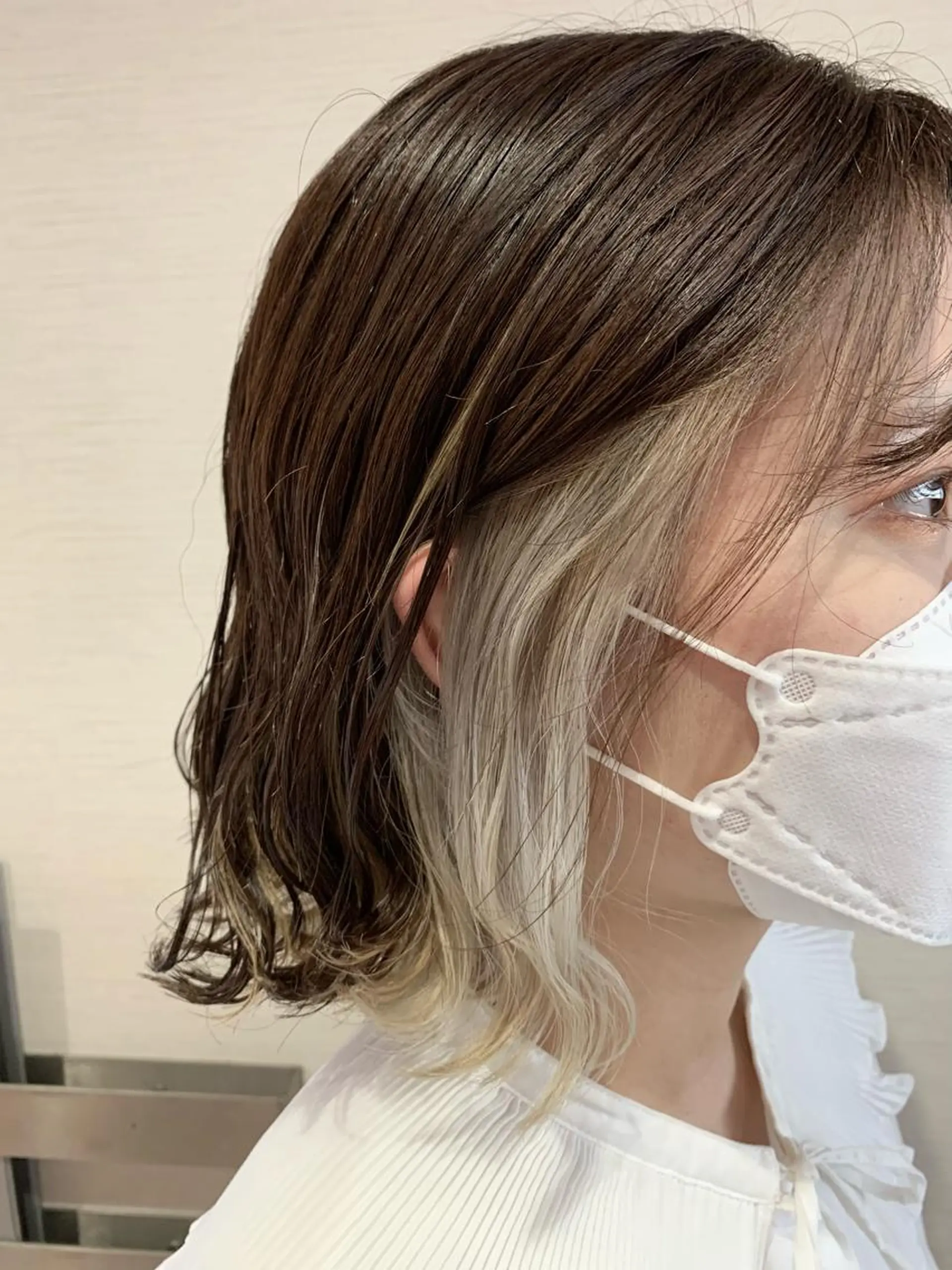 ショート カラー 蓮見  友里のヘアスタイル