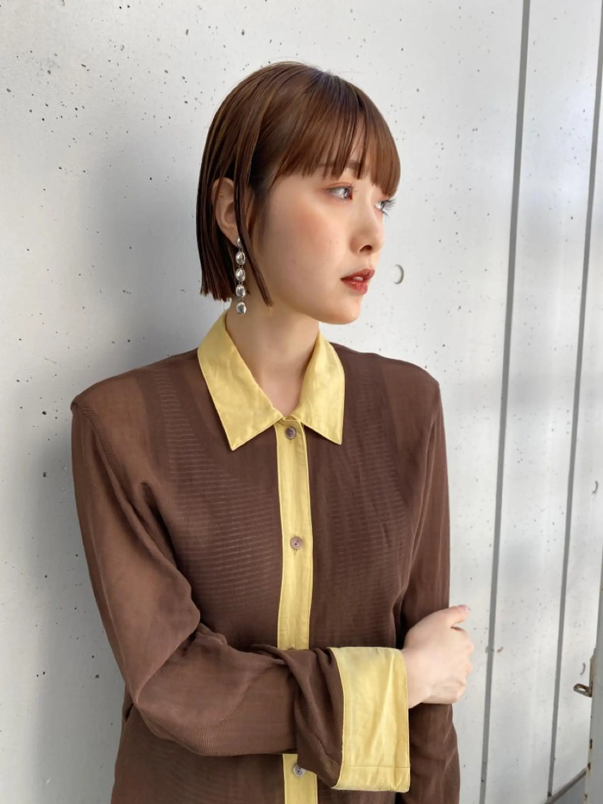 ショート カット ヘアカラー トリートメント ボブ / オージュア 🌸Mikuのヘアスタイル