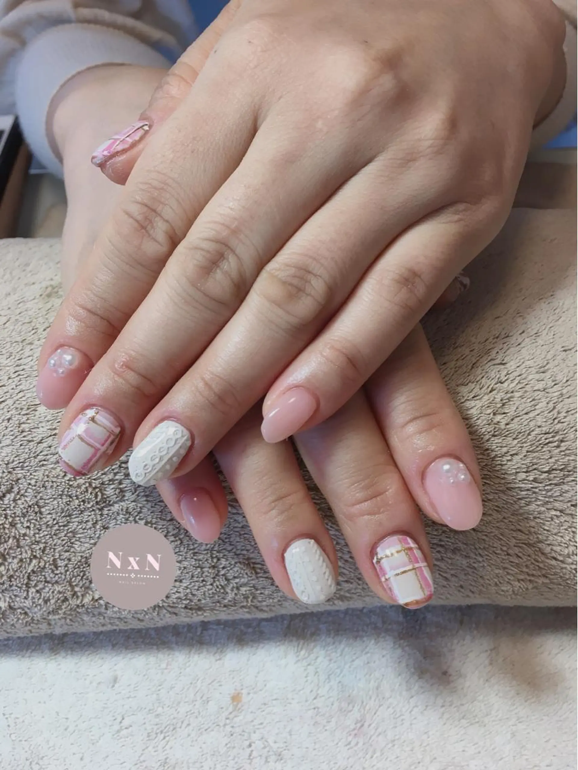 ネイル ジェルネイル ぷっくりネイル nail salon N×Nのネイルデザイン