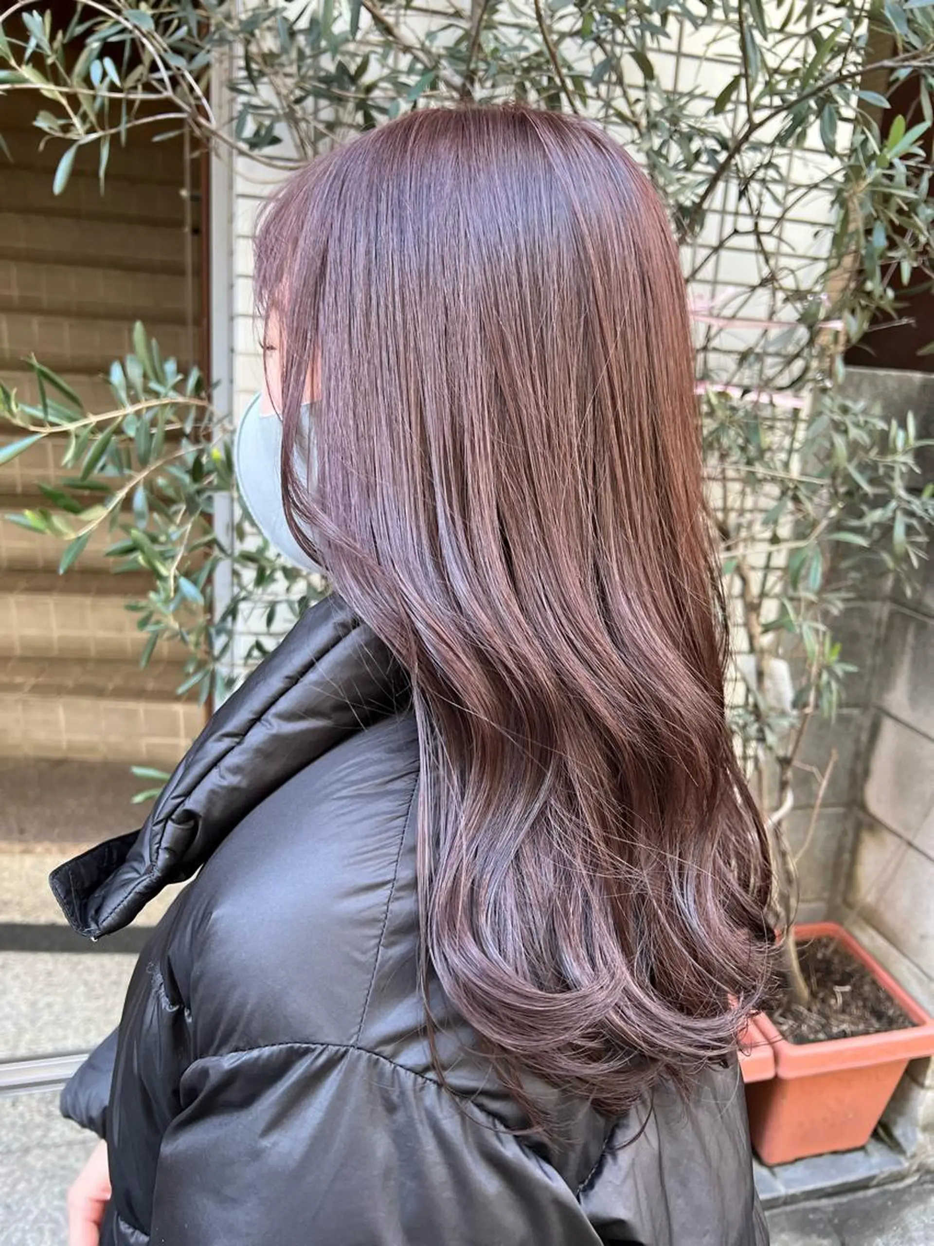 ロング カラー ベージュカラー ピンクカラー ピンクベージュ カット ヘアカラー トリートメント 韓国ヘア🇰🇷/ レイヤーカット✂︎のヘアスタイル