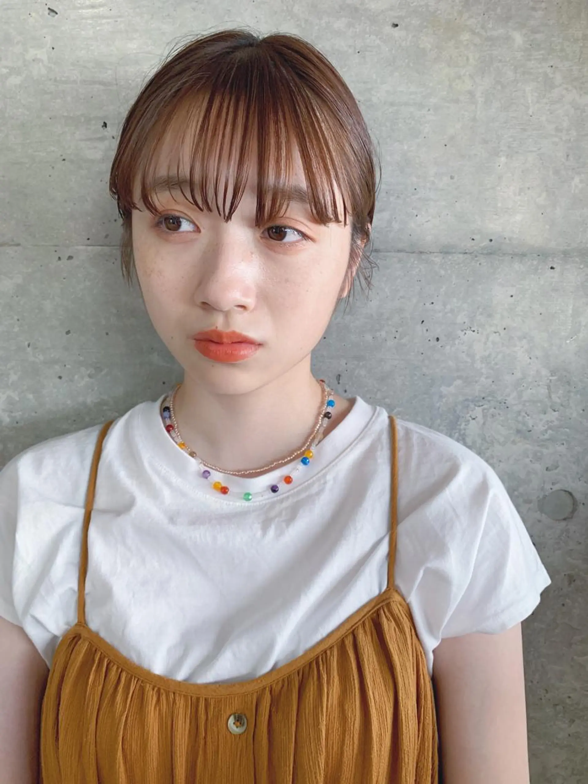 ショート カラー ボブパーマコテ巻き風 パーマNo1深江秀平のヘアスタイル