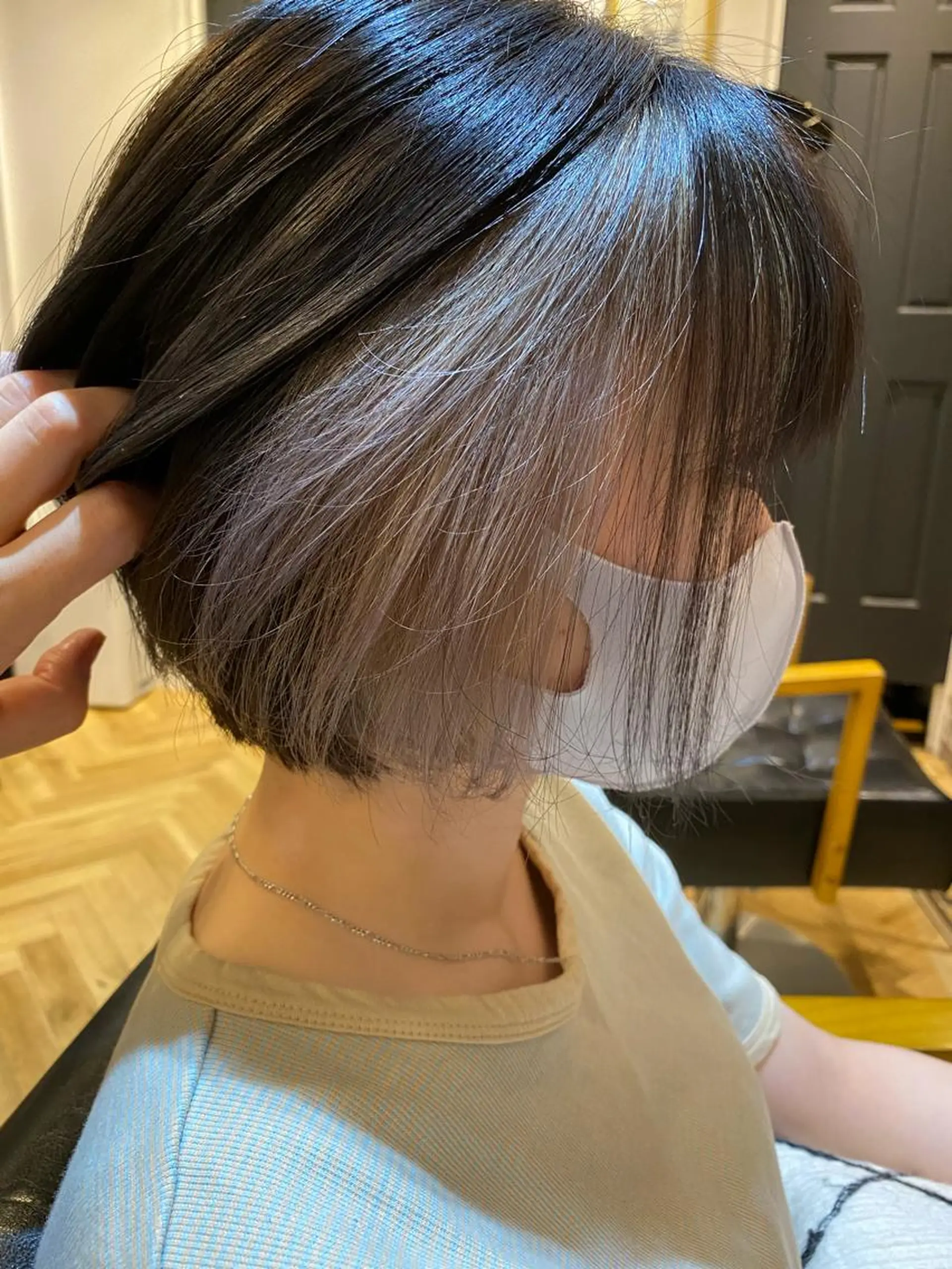 ショート カット ヘアカラー 大内田 凌馬のヘアスタイル