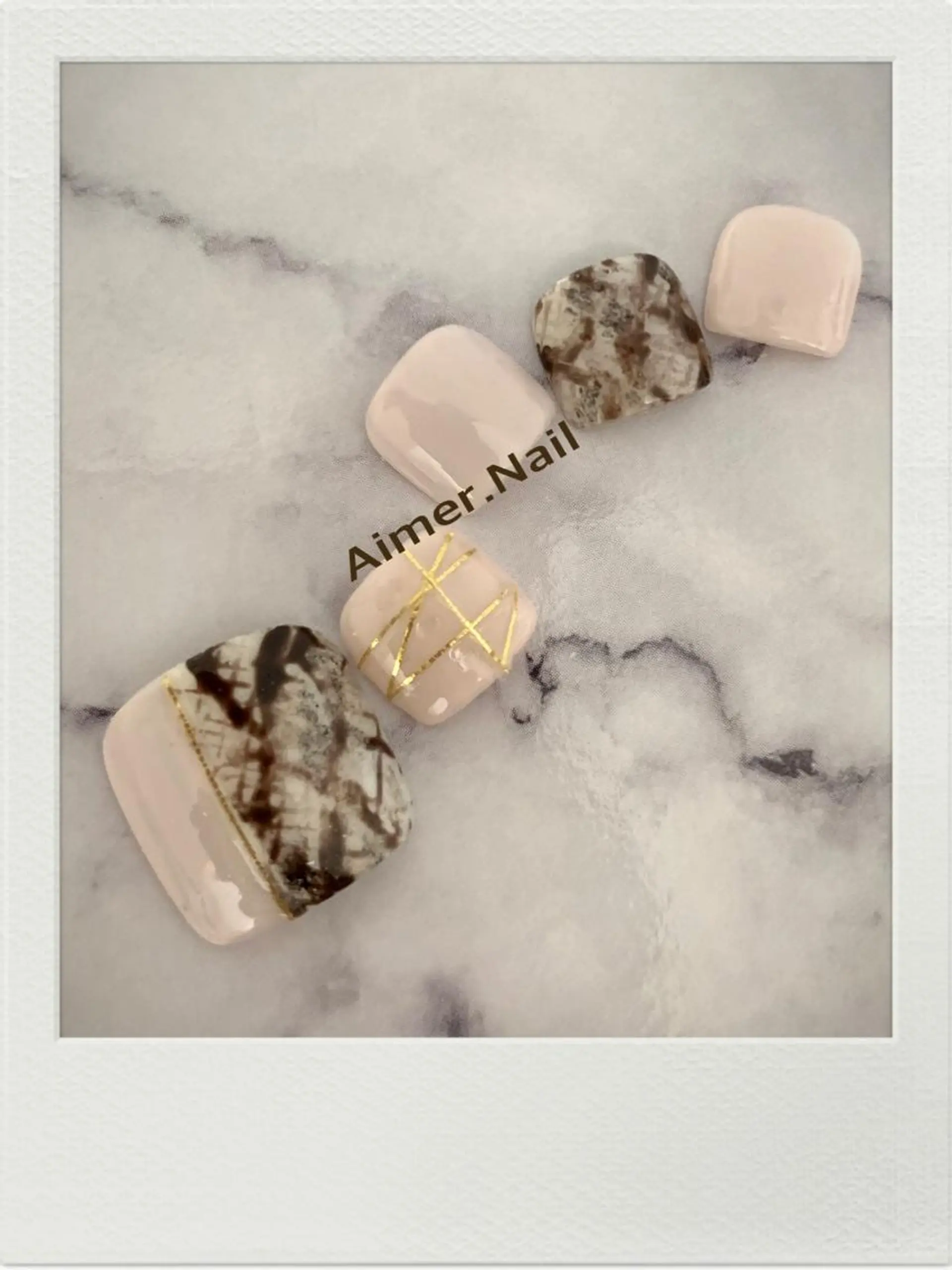 ネイル フットネイル ジェルネイル フットネイル Aimer. Nailのネイルデザイン