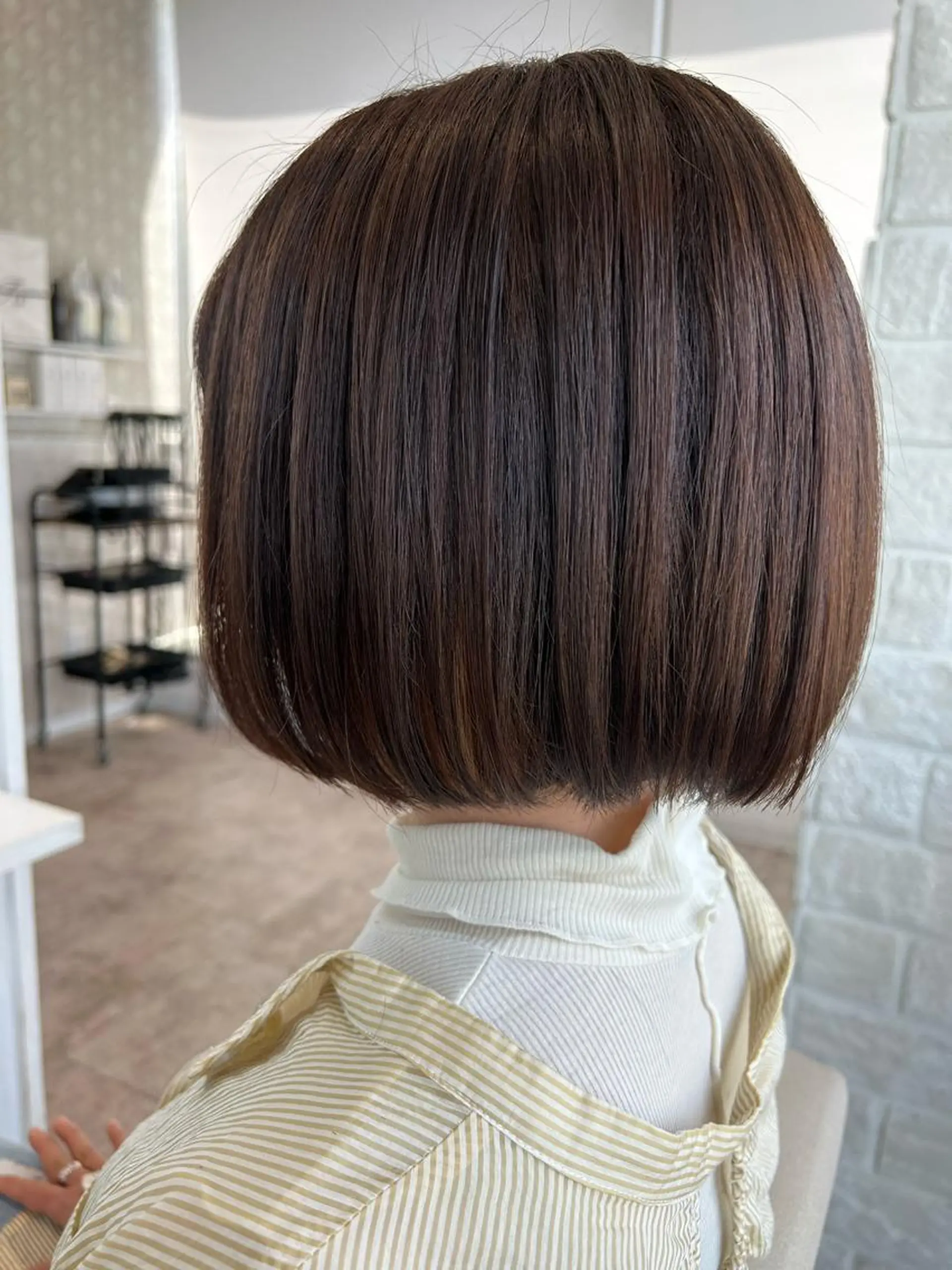 ショート ショートボブ ボブ ショートヘア 櫟本 来夢のヘアスタイル