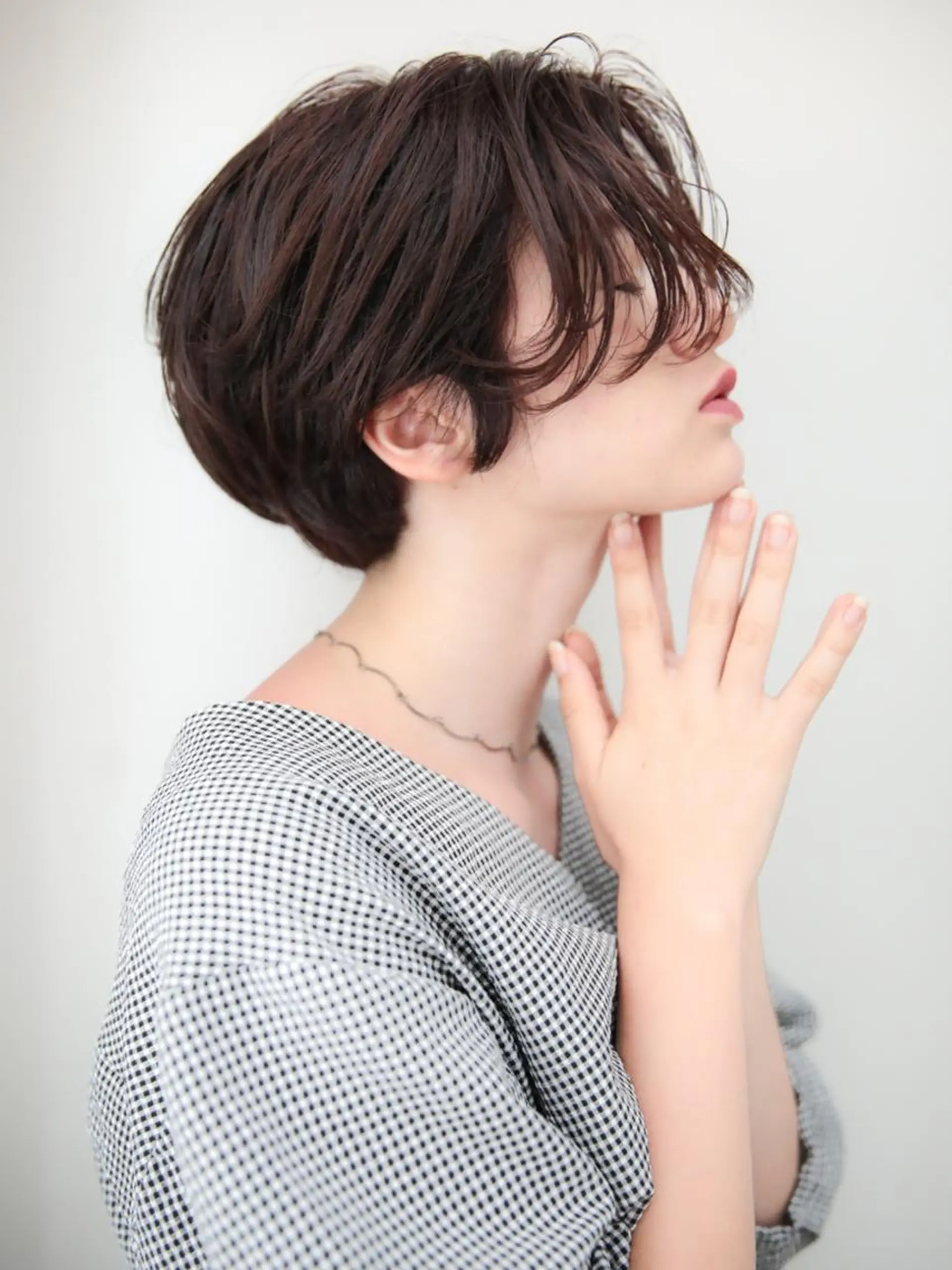 ショート カラー レイヤーカット✂️ 横浜No1♡下鳥翔子のヘアスタイル
