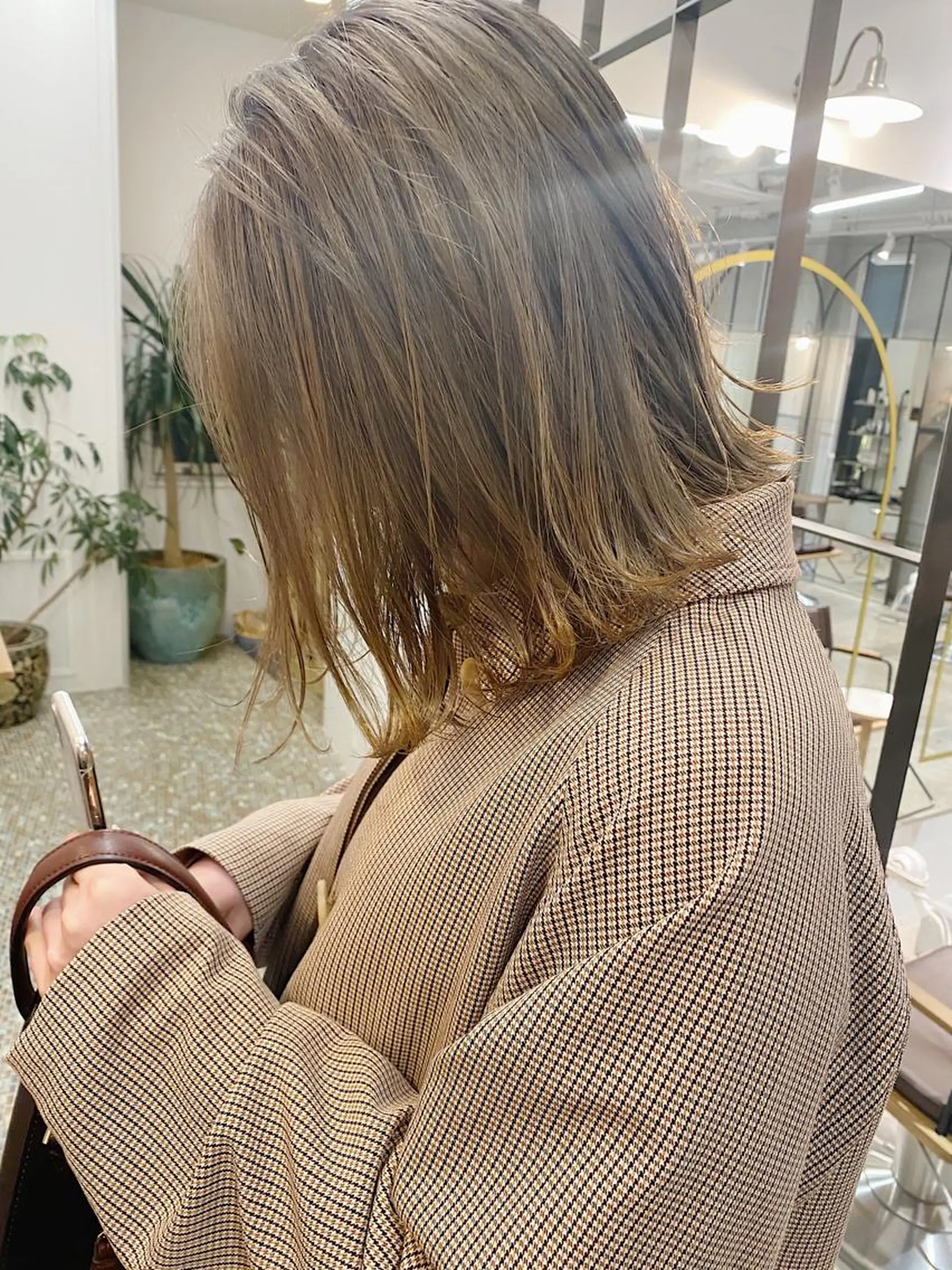 カラー ベージュカラー ブリーチ 🍸nana/透明感 カラー/レイヤー✨のヘアスタイル