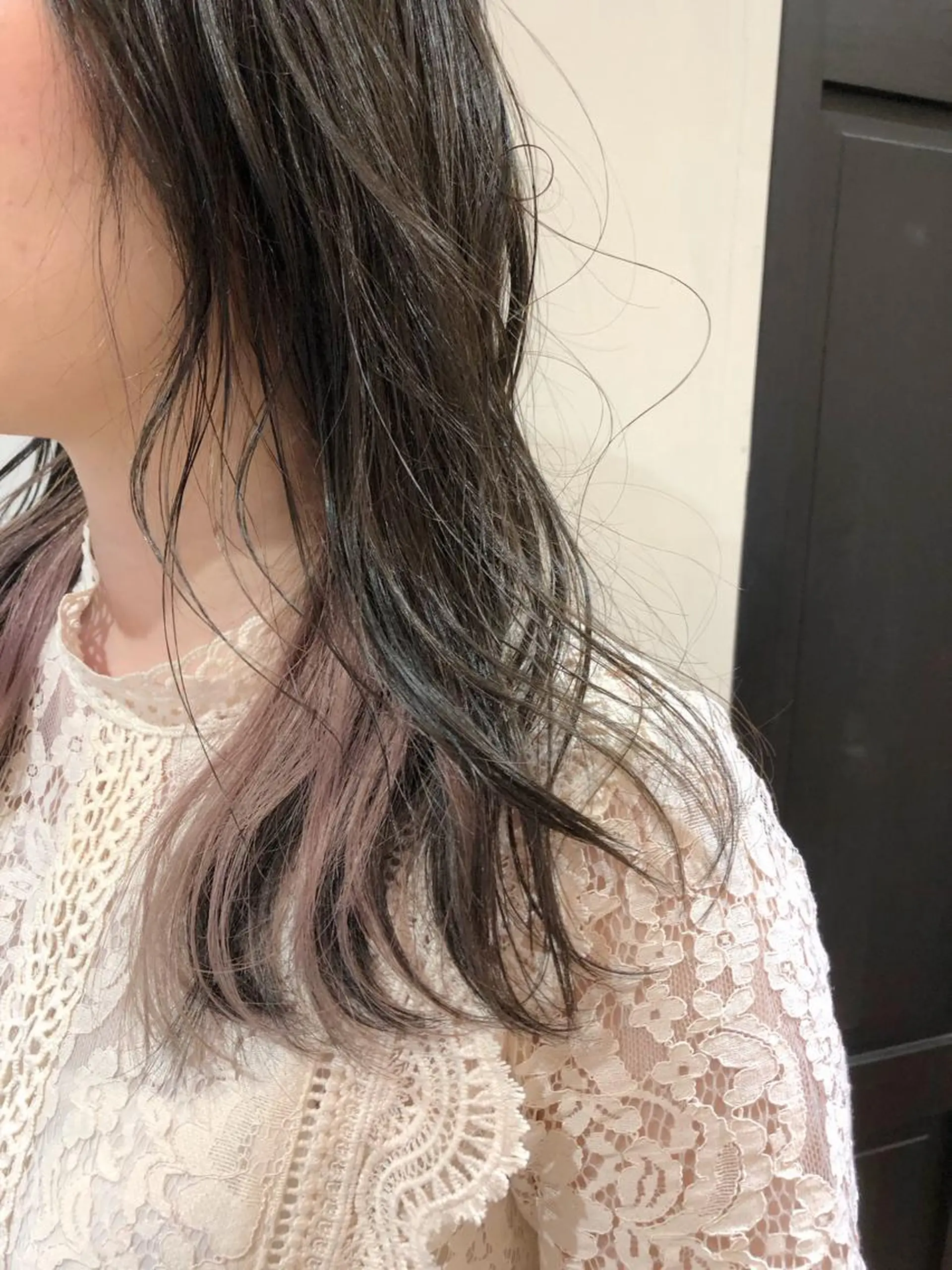 ミディアム カラー インナーカラー ラベンダーカラー 韓国ヘア 店長NEGIのヘアスタイル