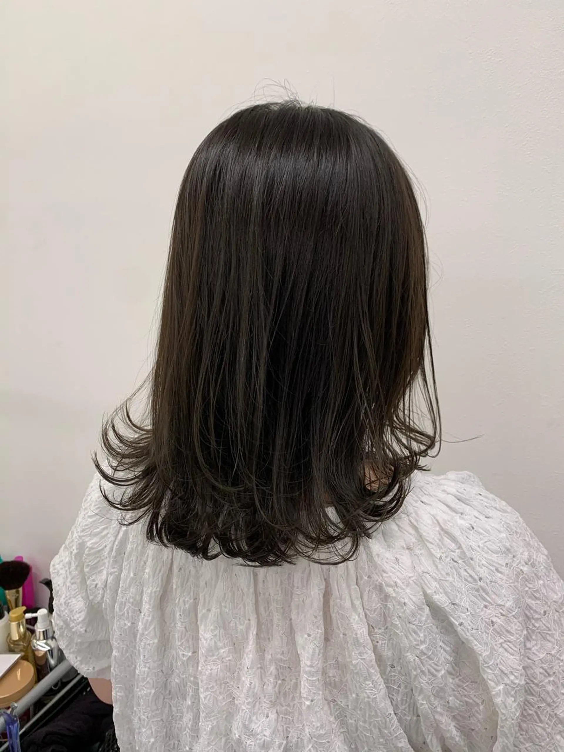 セミロング カット ヘアカラー トリートメント 【美容室が苦手な方 専問美容室】MIHOのヘアスタイル