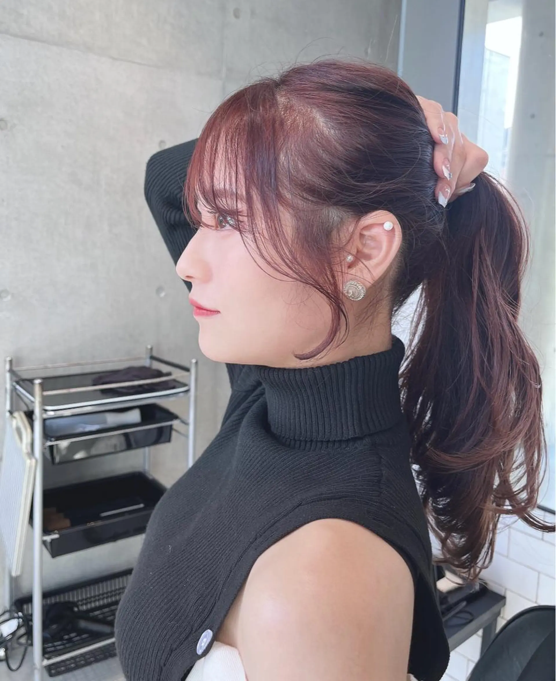 ロング カット ヘアカラー トリートメント 🌫️大人韓国ヘア 🌫️naoyaのヘアスタイル