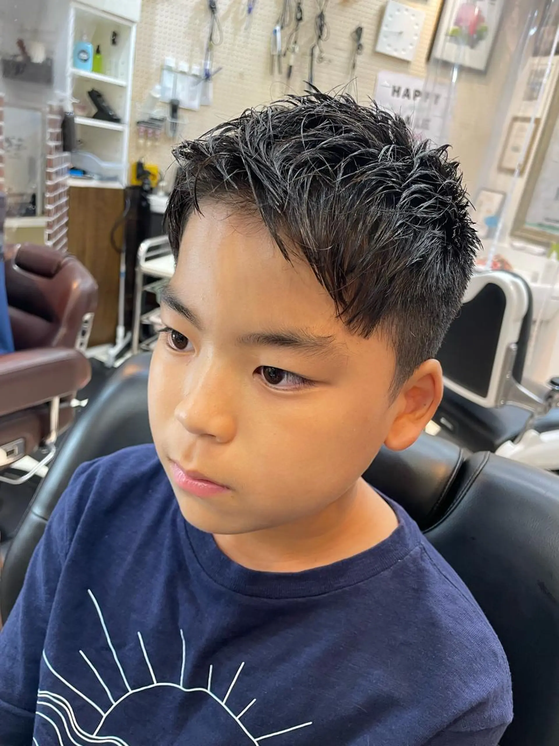 ショート ヘアアレンジ メンズ キッズ Kamiya's TOKYO 安孫子のヘアスタイル