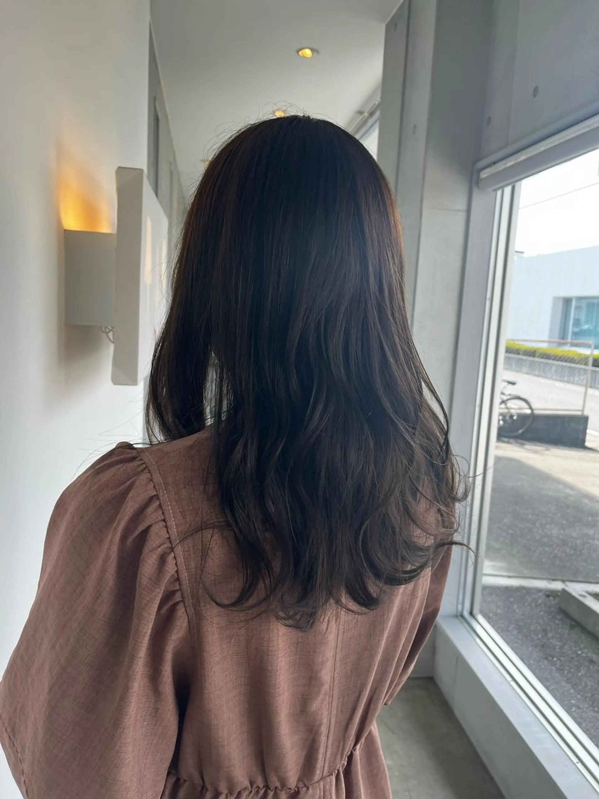 ミディアム おせ ちさとのヘアスタイル