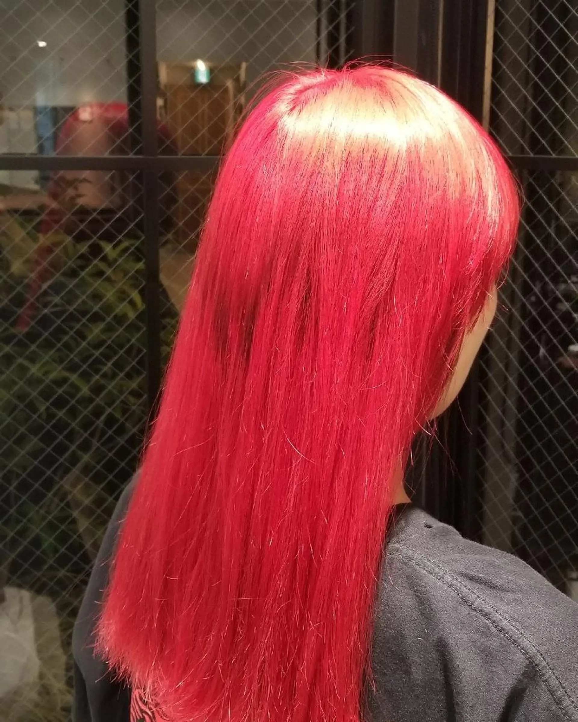 ロング カラー ブリーチ レッドカラー La fith hair 池袋店所属・🌿赤み消し/ 艶カラー落合 優🌿のヘアスタイル