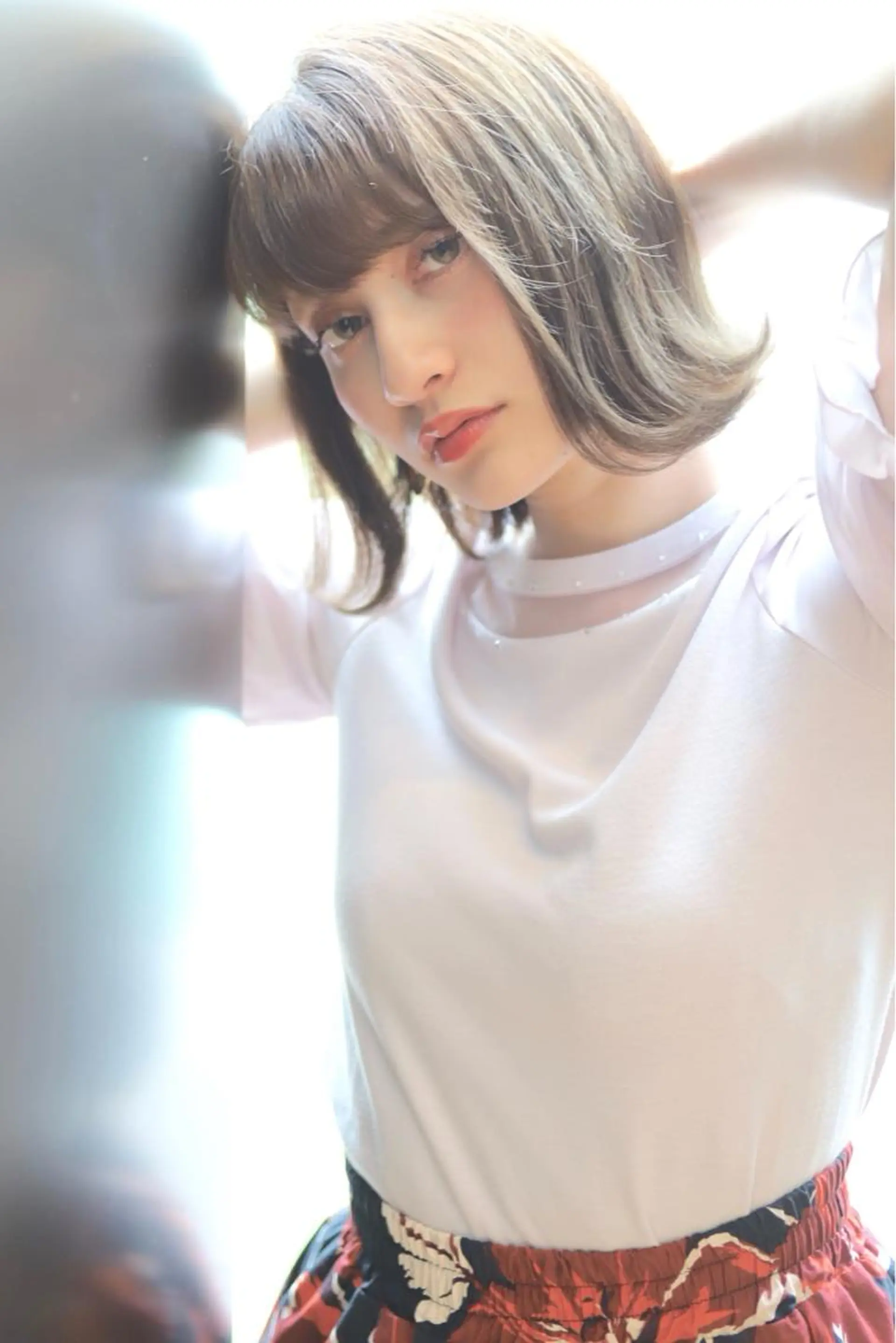 ミディアム 髪質改善酸性縮毛矯正 酸性ストレート◎鈴木のヘアスタイル