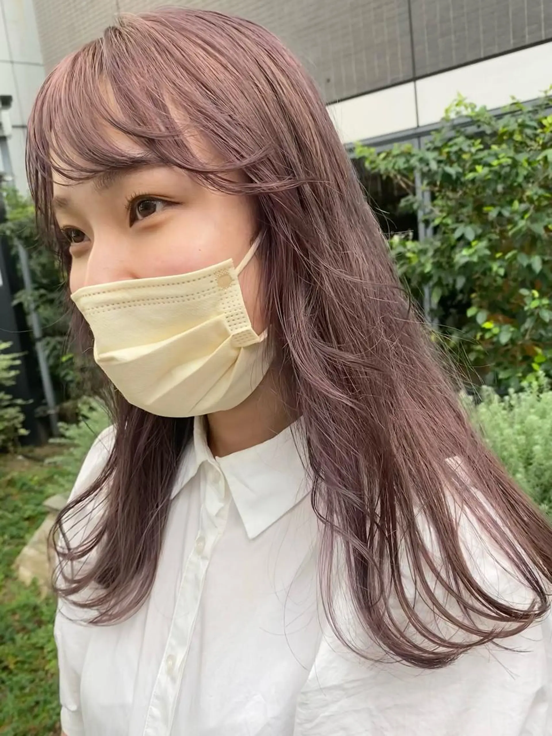 ロング デザインカラー/ボブ ブリーチカラー/ユリのヘアスタイル