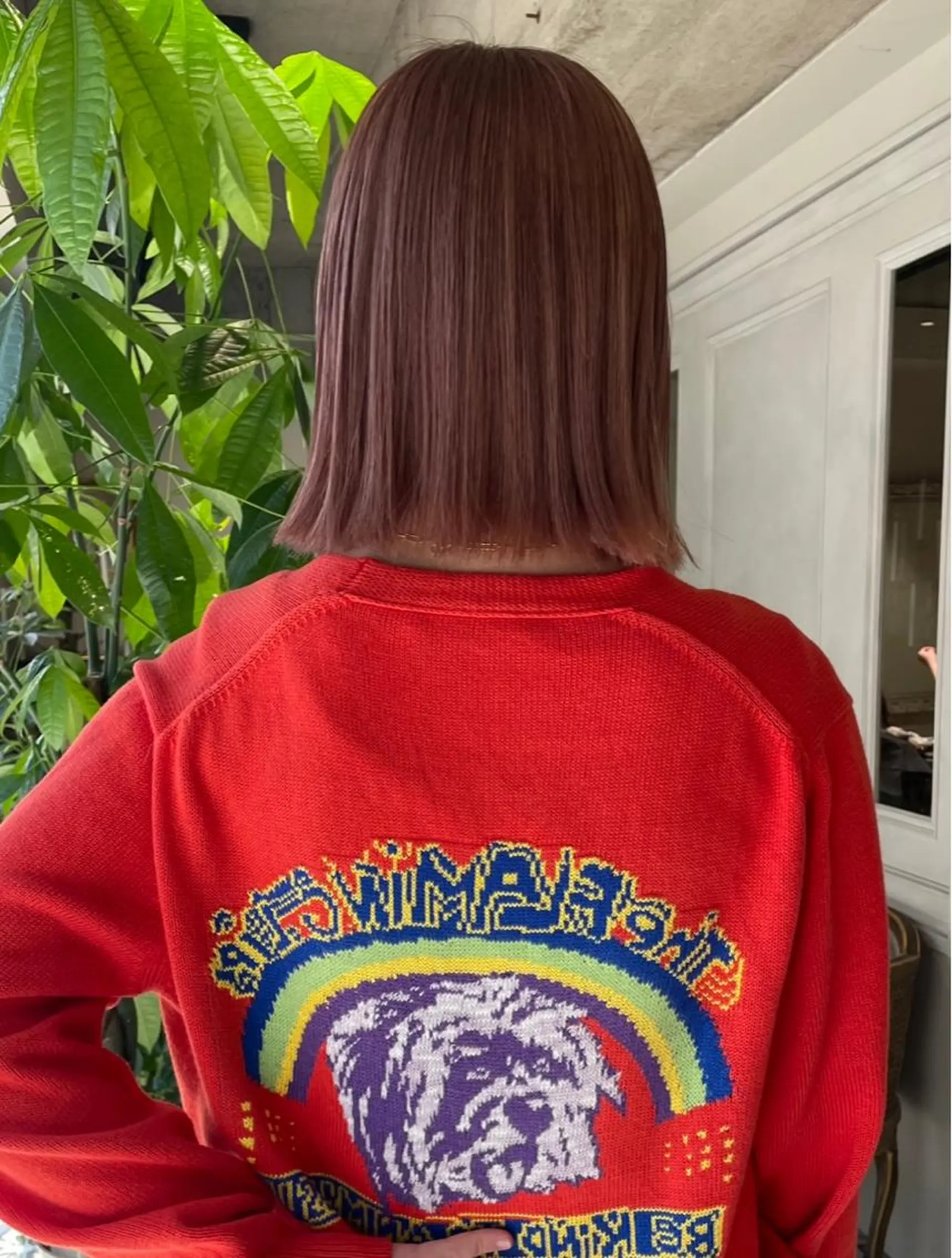 ミディアム カラー ベージュカラー ピンクカラー ピンクベージュ ボブ ベージュ🤎透明感 カラー🤎anriのヘアスタイル