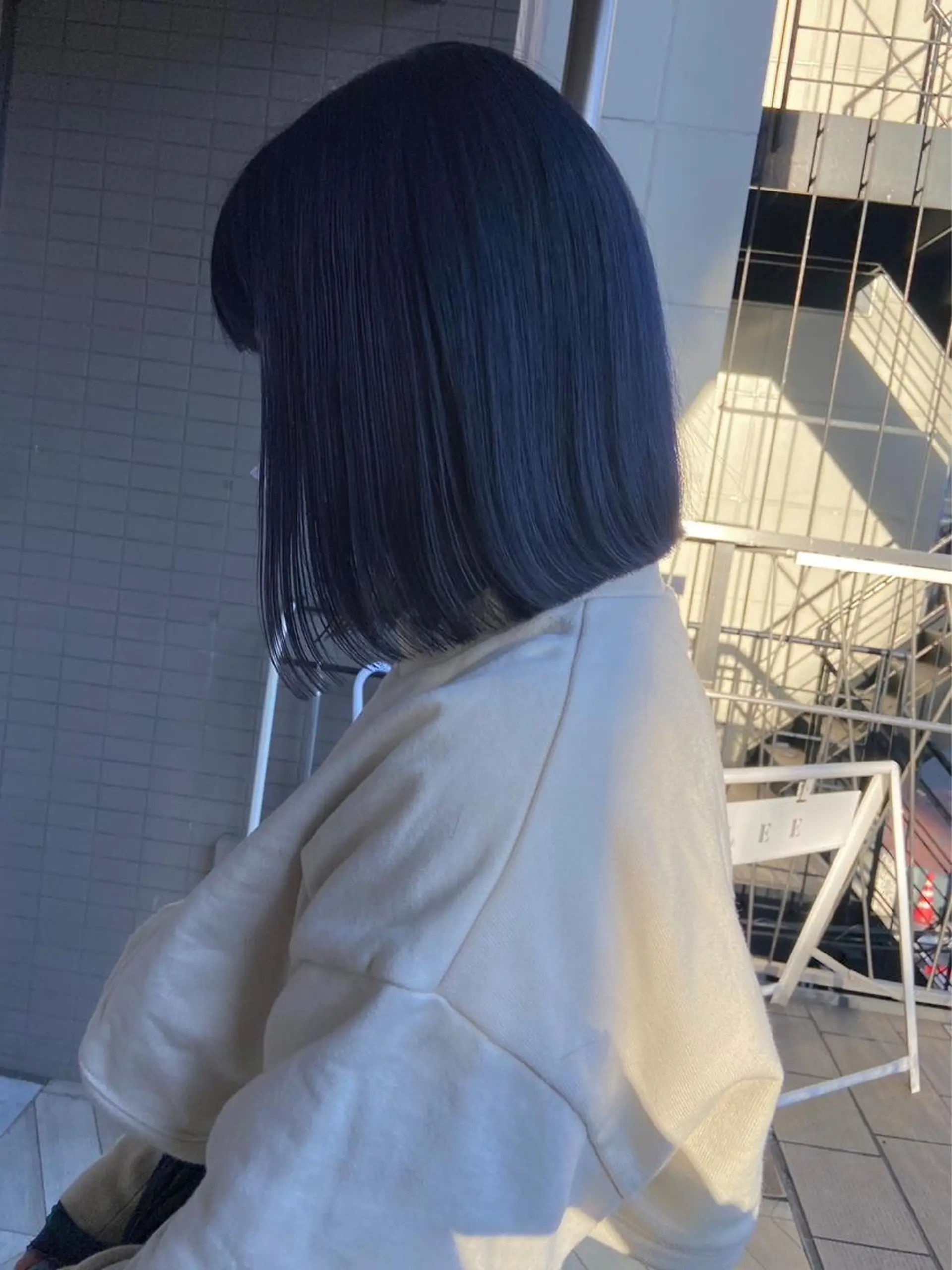 ミディアム カラー ブルーカラー 透明感カラー OTSUKA KAITOのヘアスタイル