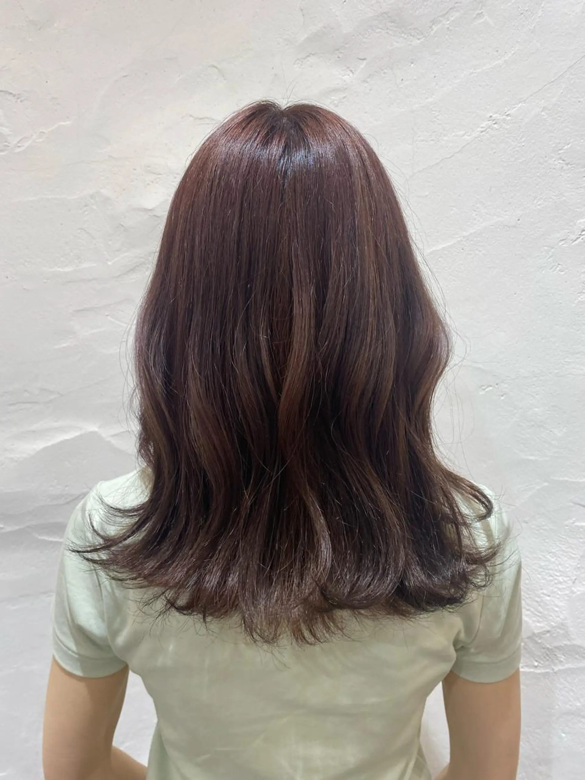 ミディアム カラー clomus AZUのヘアスタイル