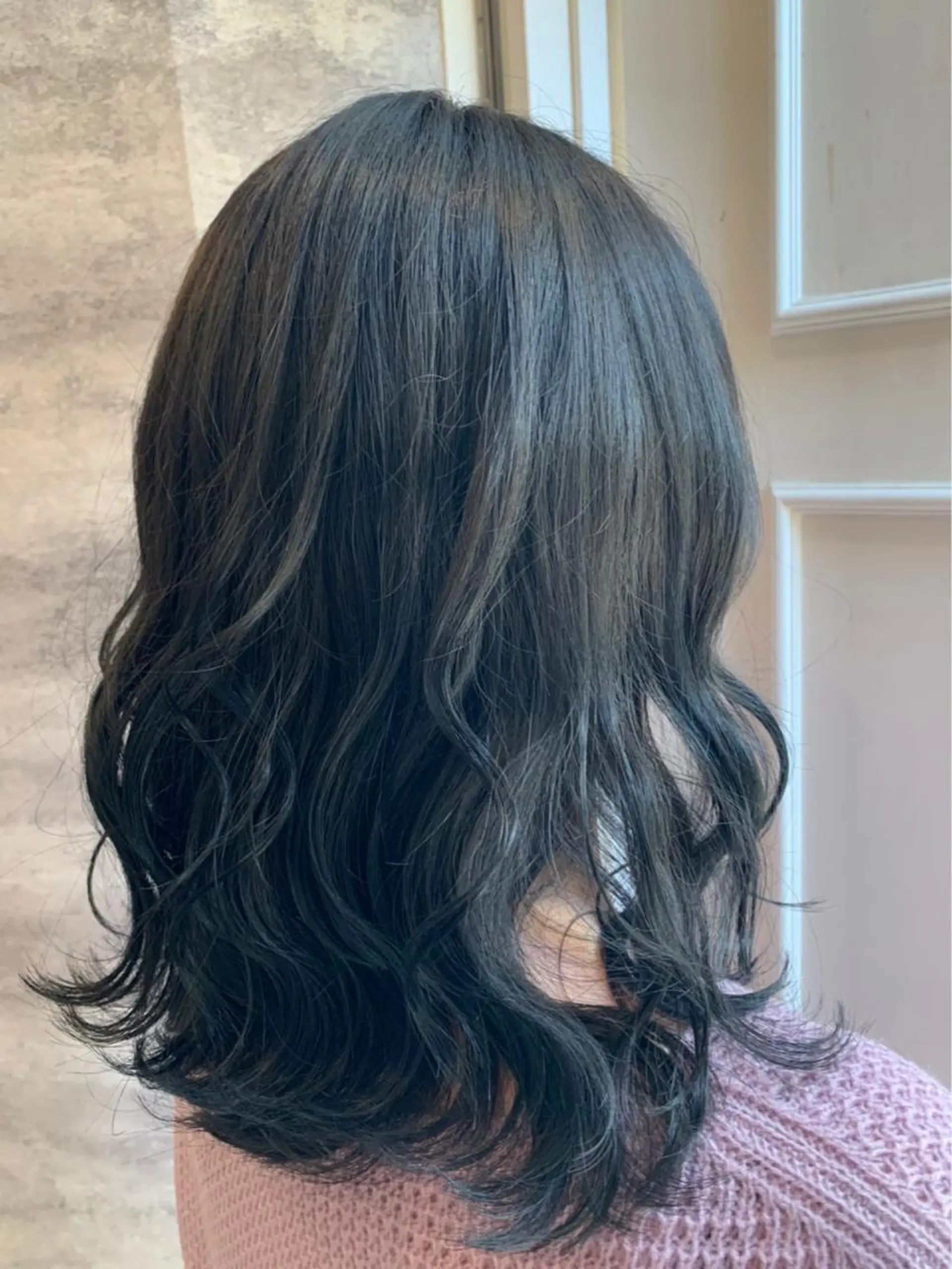 ミディアム カラー グレージュ オリーブグレージュ オリーブグレー 🫟Blanco🫟 Color&Careのヘアスタイル