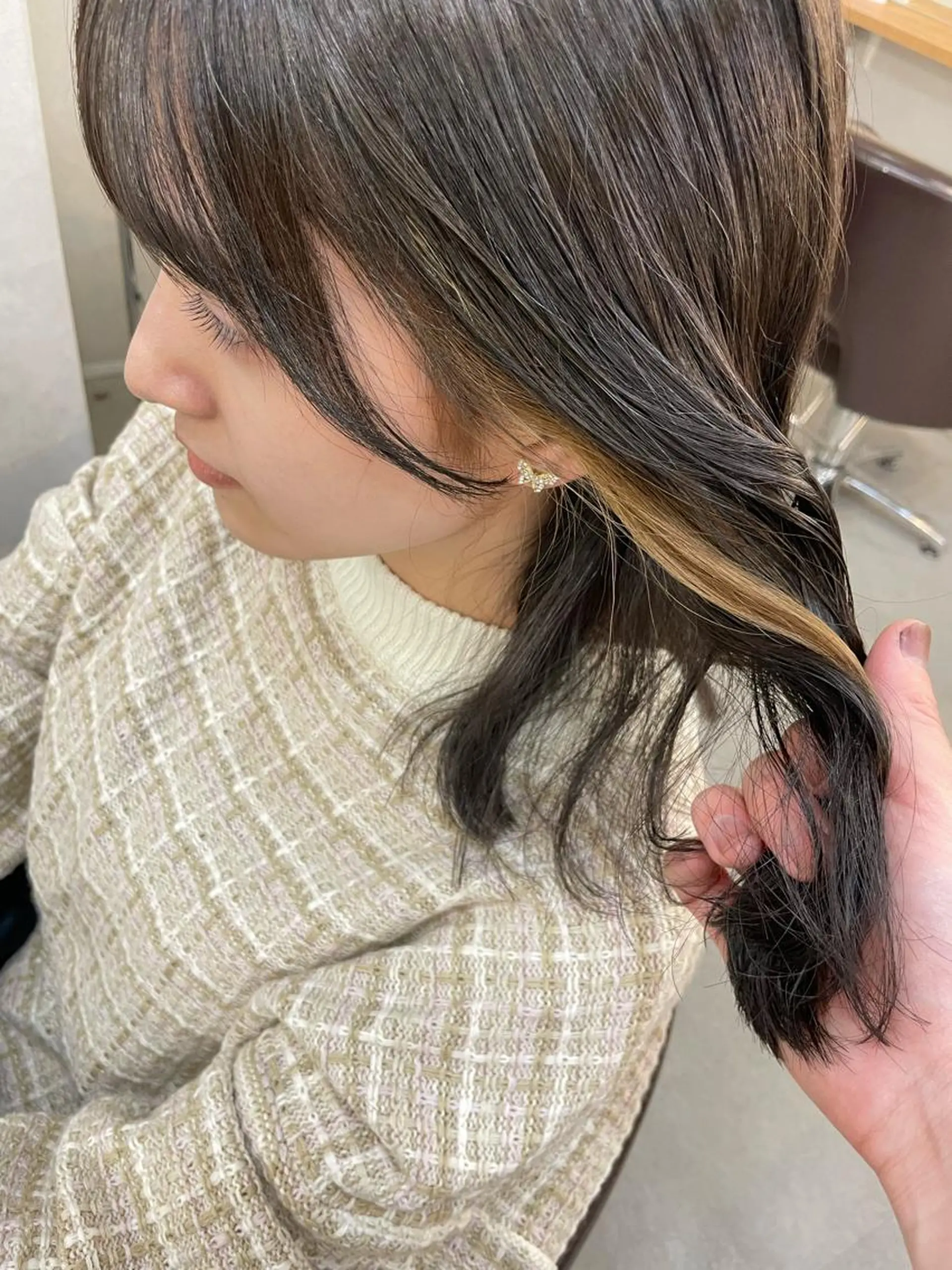 ミディアム トレンド透明感カラー ☘️大貫 昂涼🐹のヘアスタイル