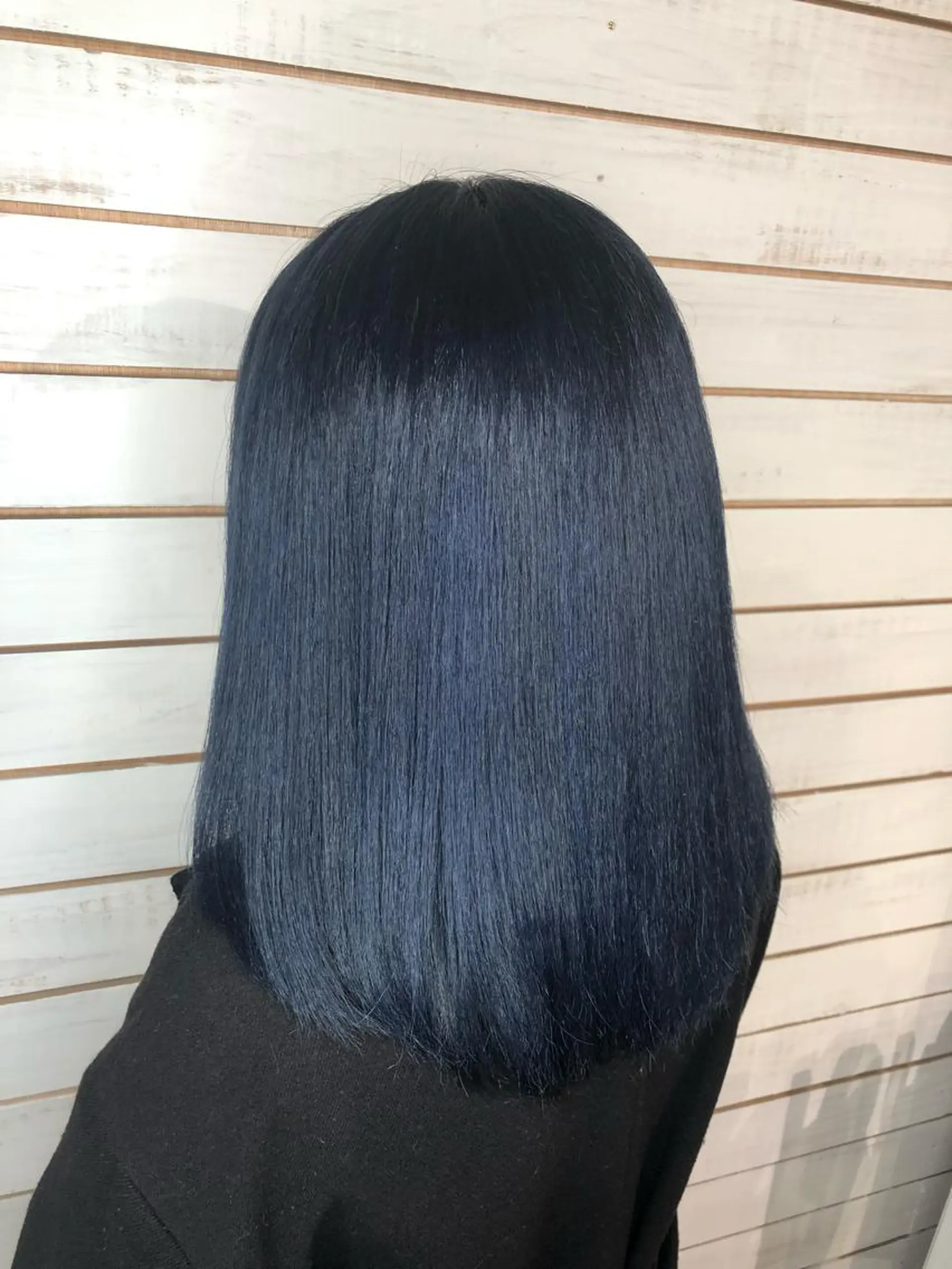 セミロング カラー ブルーカラー ネイビーカラー カット ヘアカラー トリートメント 🧡艶髪ちゅるん髪 🫧🧡YUKI❄️のヘアスタイル