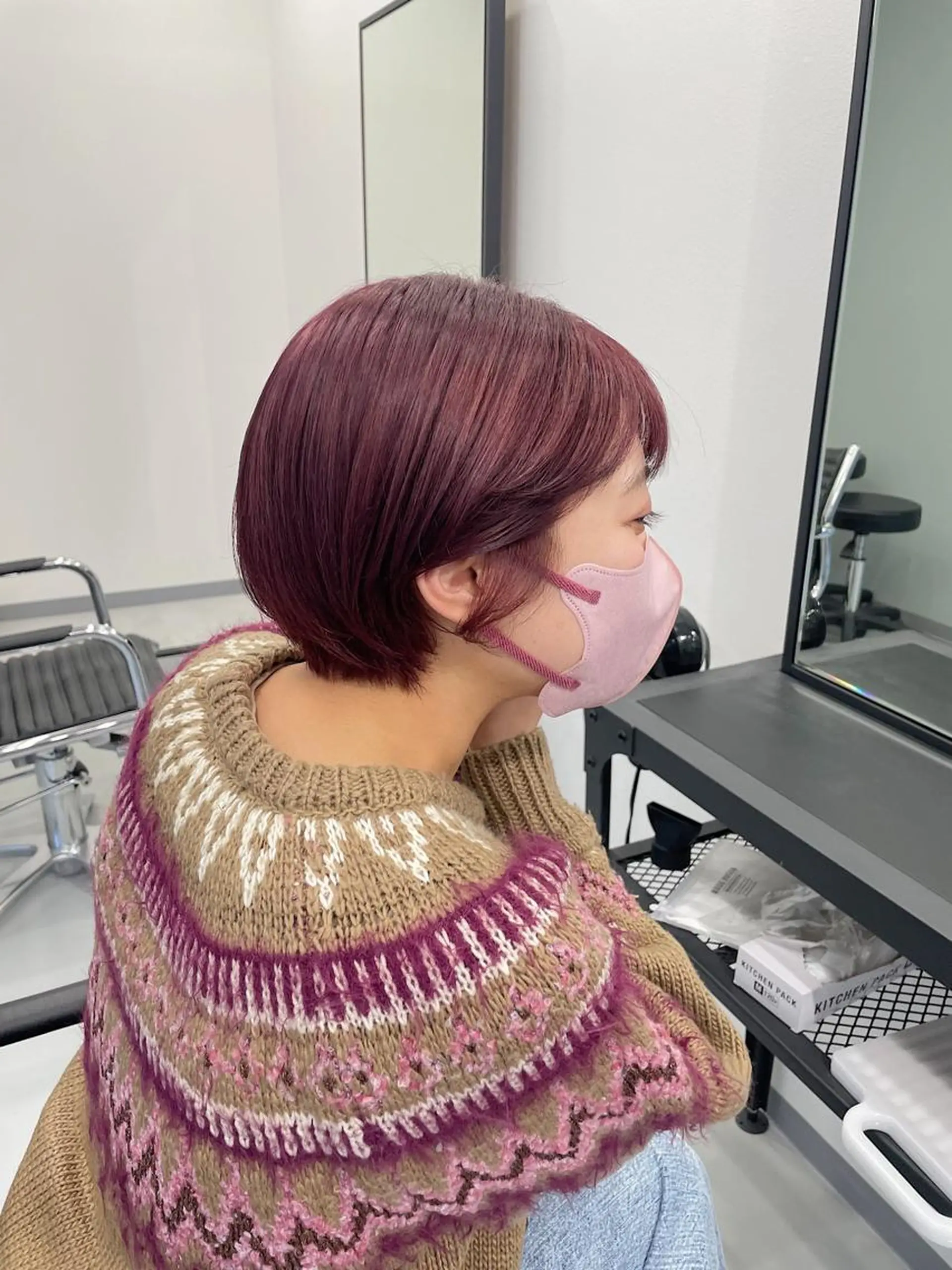 ショート カラー 飯塚 青空のヘアスタイル