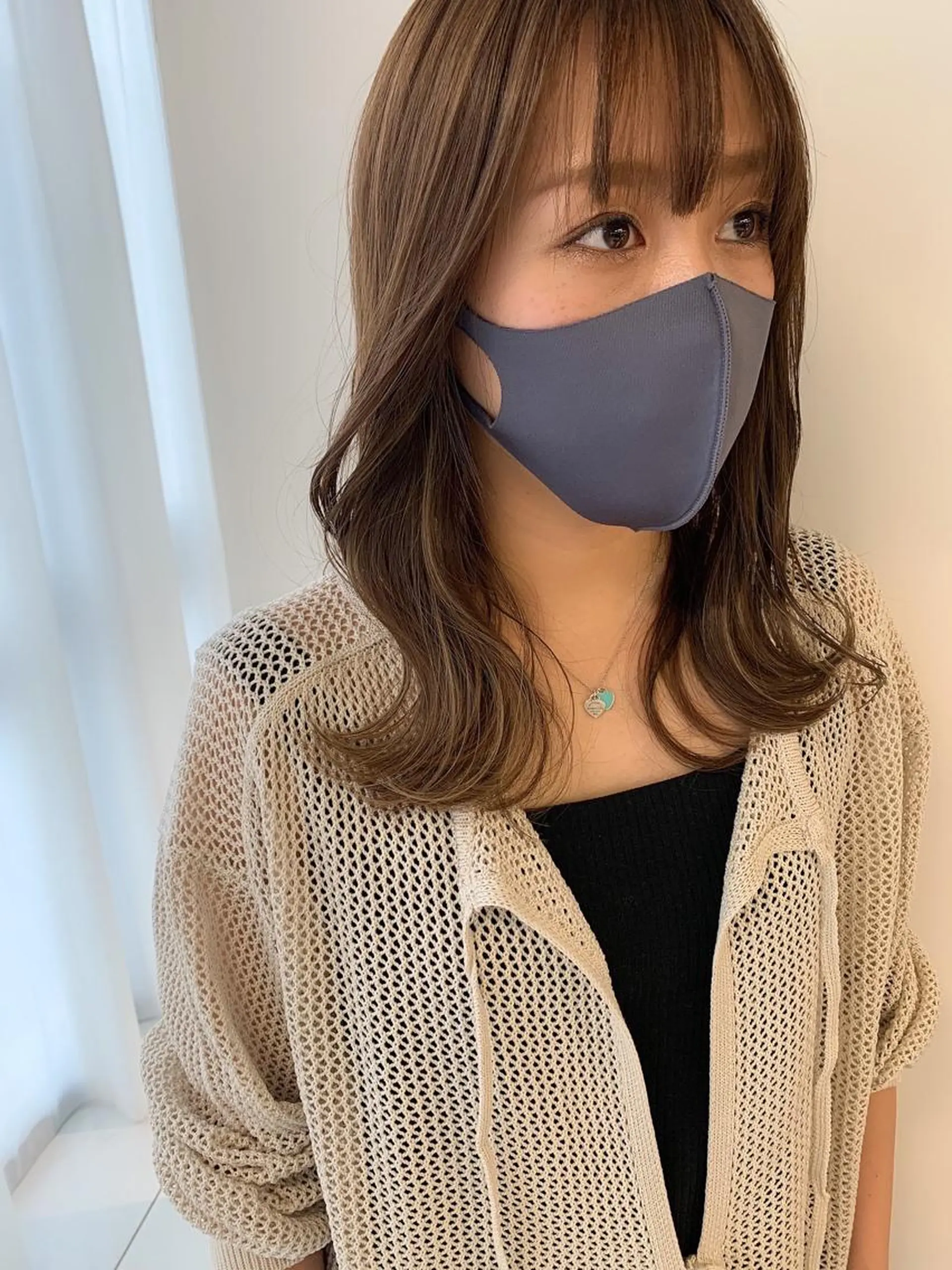 ロング カラー ベージュカラー ハイライトカラー ハイライト 梅本 有希のヘアスタイル