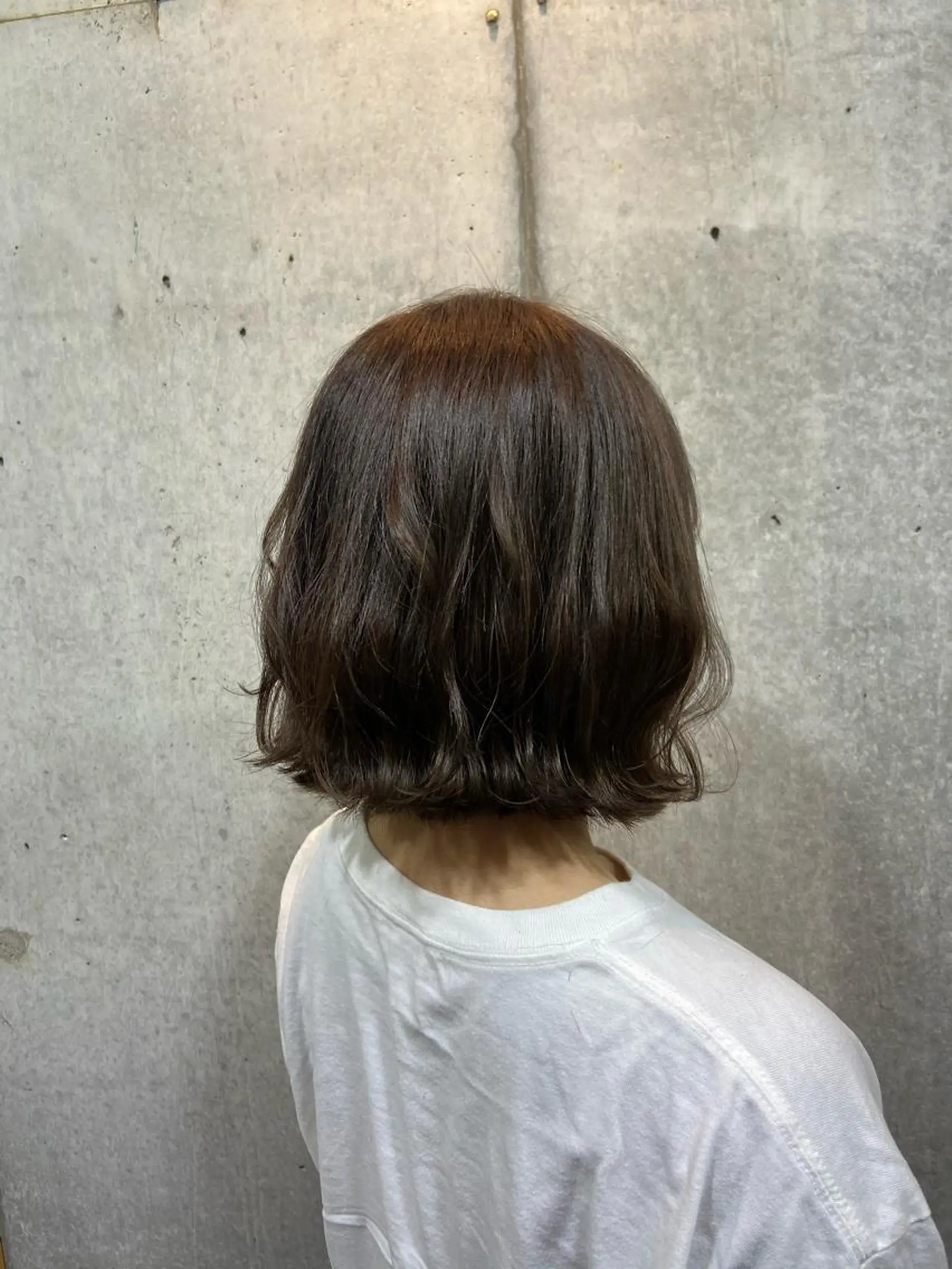 ショート 切りっぱなしボブ ボブ 暗髪/艶髪/Ono .のヘアスタイル