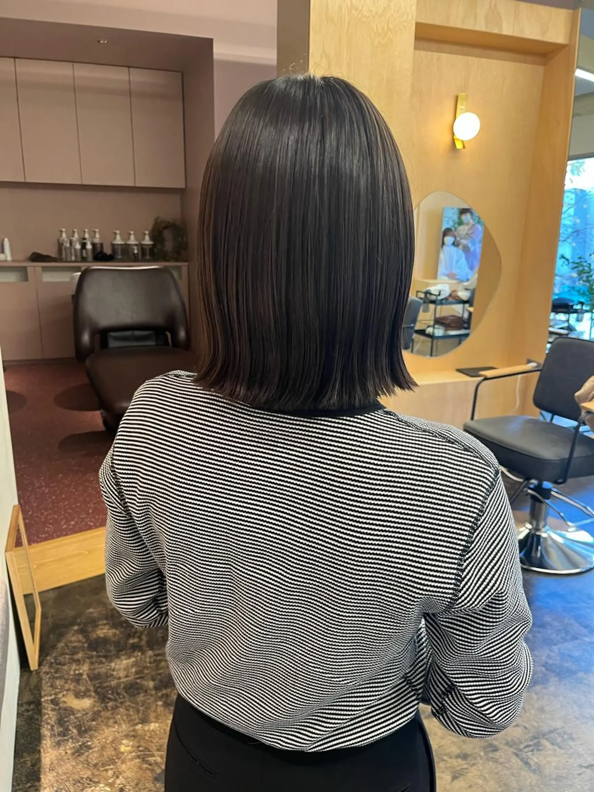 ショート カット ヘアカラー 西山 紗耶香🪽 透明感カラー/ボブのヘアスタイル