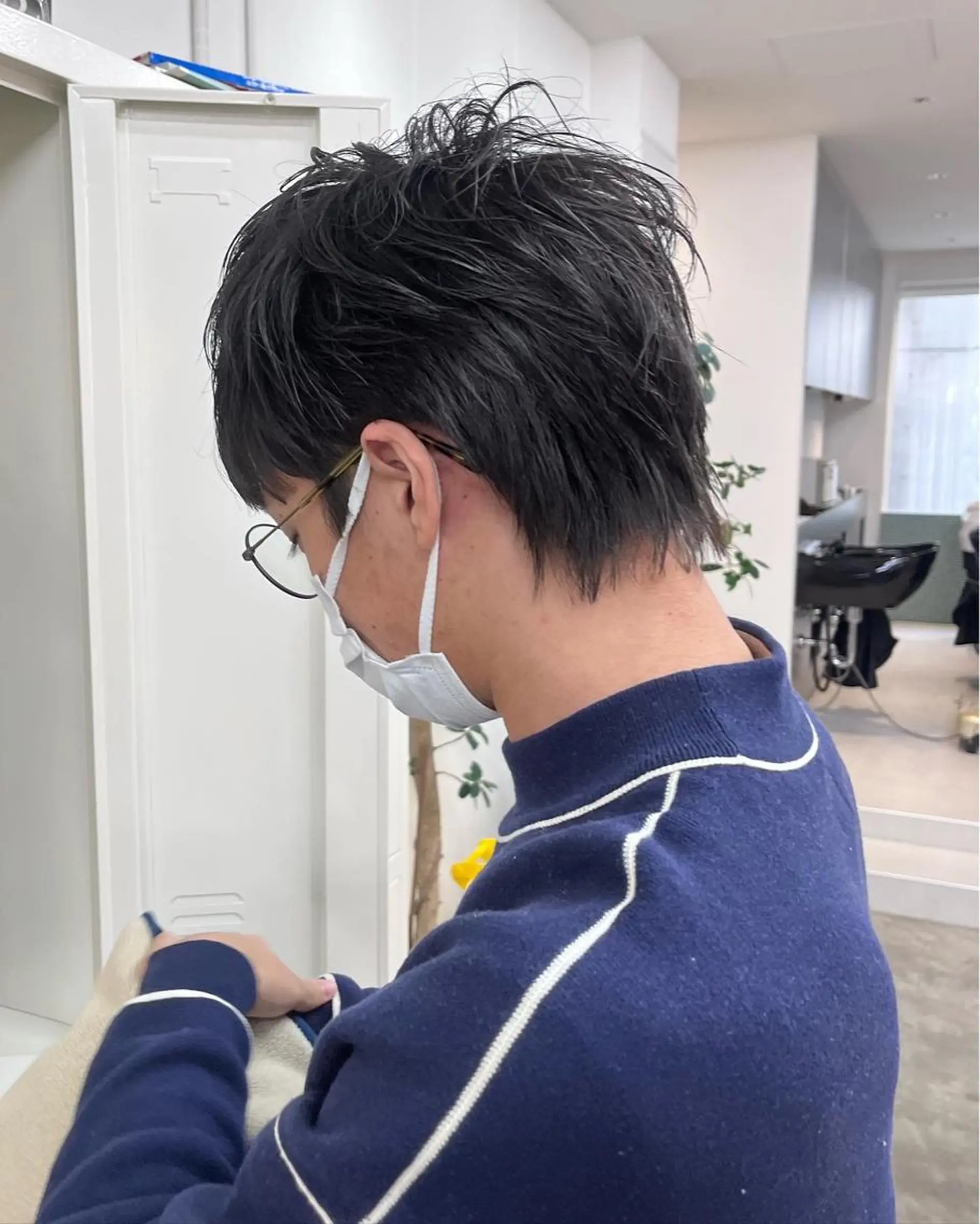 ショート メンズ カット ヘアカラー トリートメント 堀江/心斎橋/西大橋 四ツ橋【Vers】のヘアスタイル