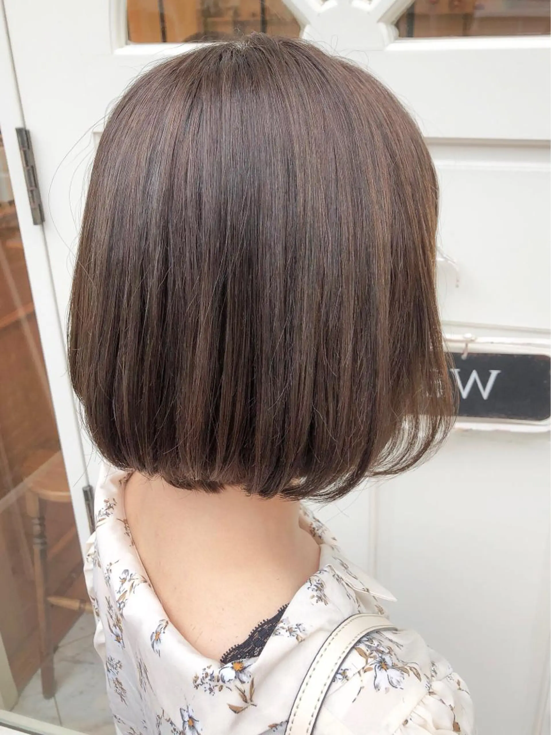 ミディアム カット 縮毛矯正 トリートメント 🇰🇷韓国レイヤー 錦糸町【北山謙三】のヘアスタイル