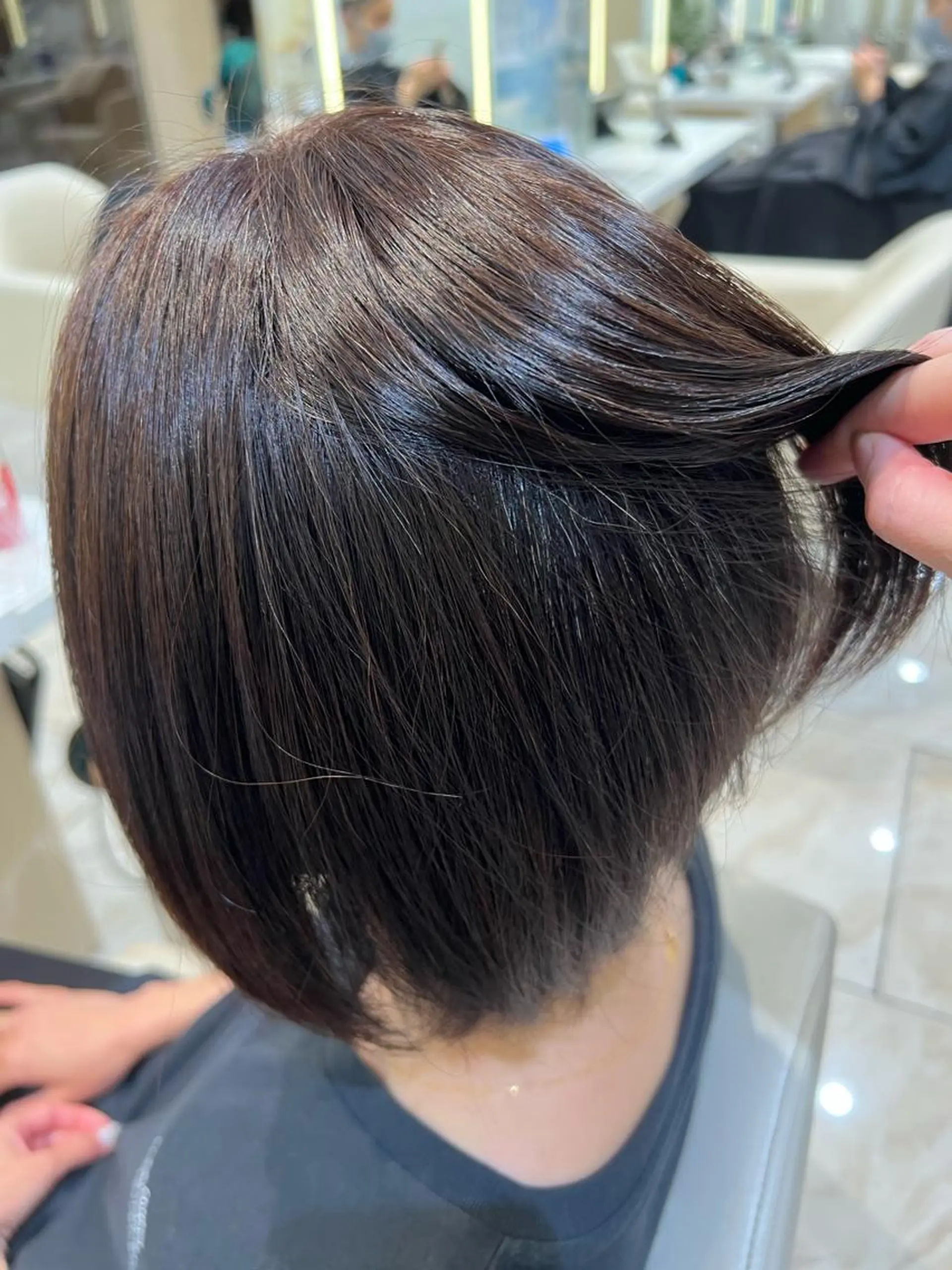 ショート 縮毛矯正/ショート 長岡/姉崎宏実🌿のヘアスタイル