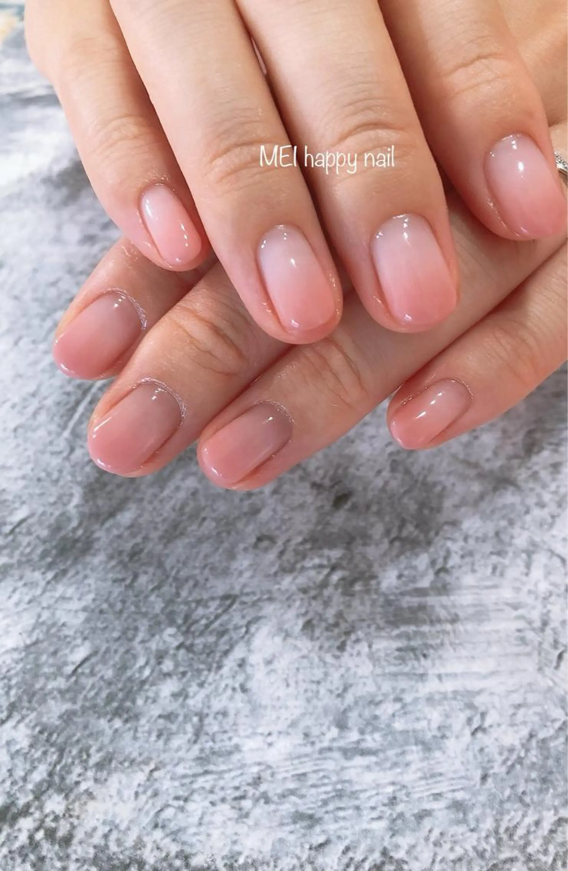 ネイル 北浦和 自爪育成ケアのネイルデザイン