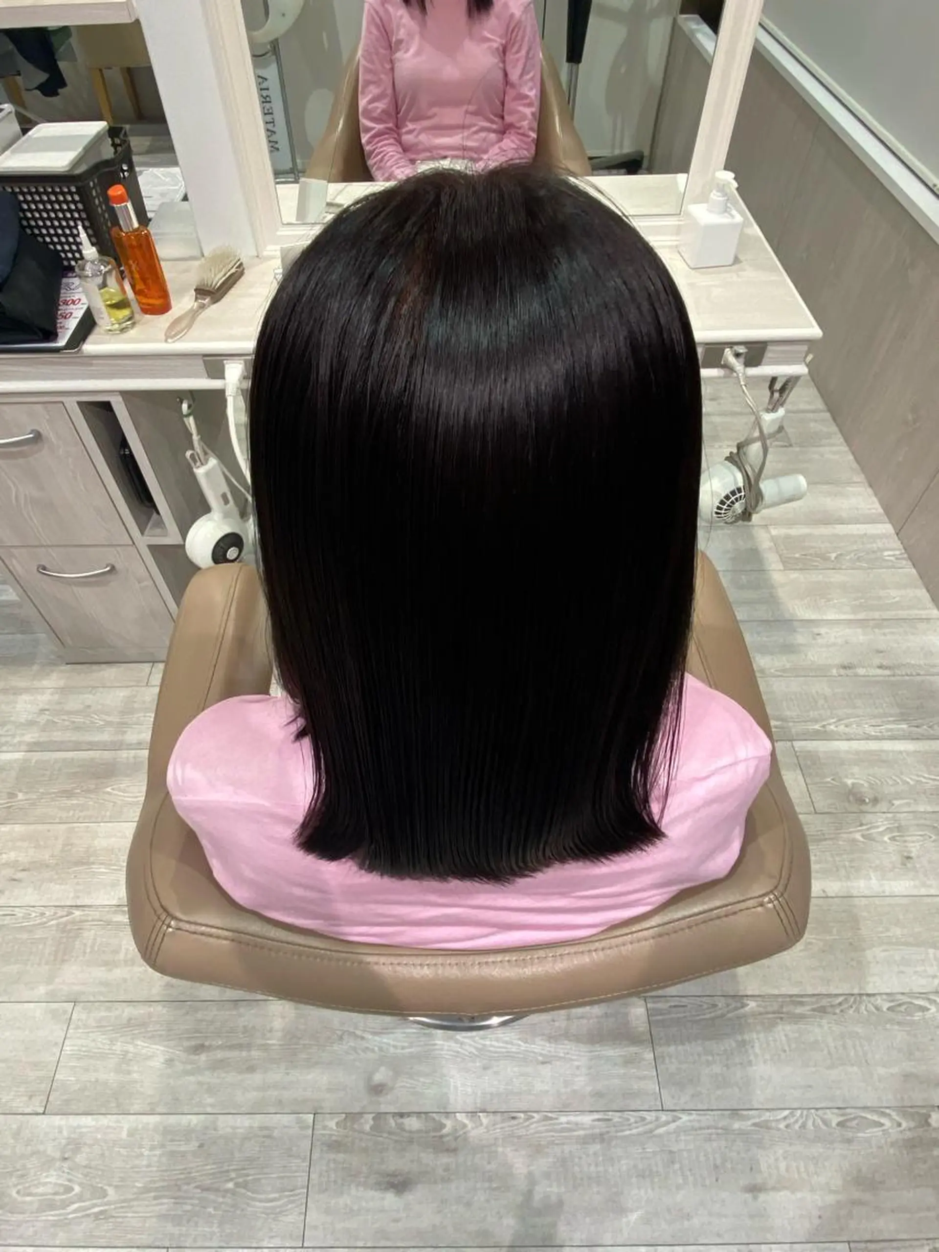 ミディアム カラー ピンクカラー Ash本八幡 🩵ྀི菊地のヘアスタイル