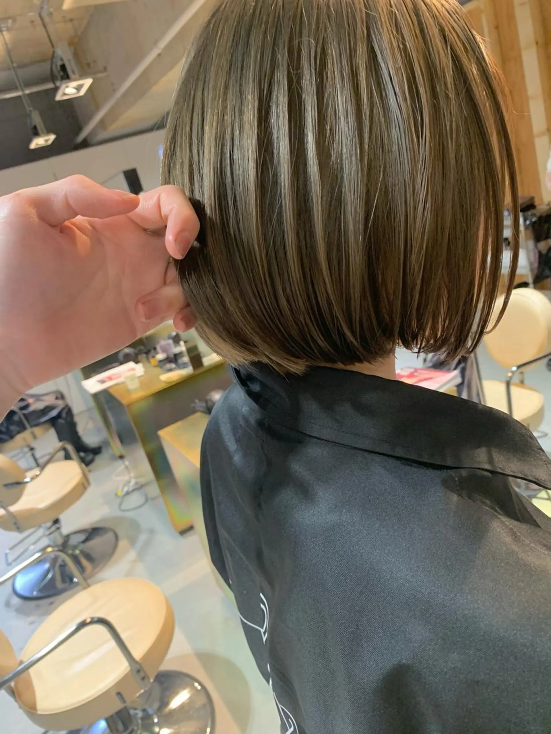 ショート カラー ブリーチ ケアブリーチ tension 【テンション】のヘアスタイル