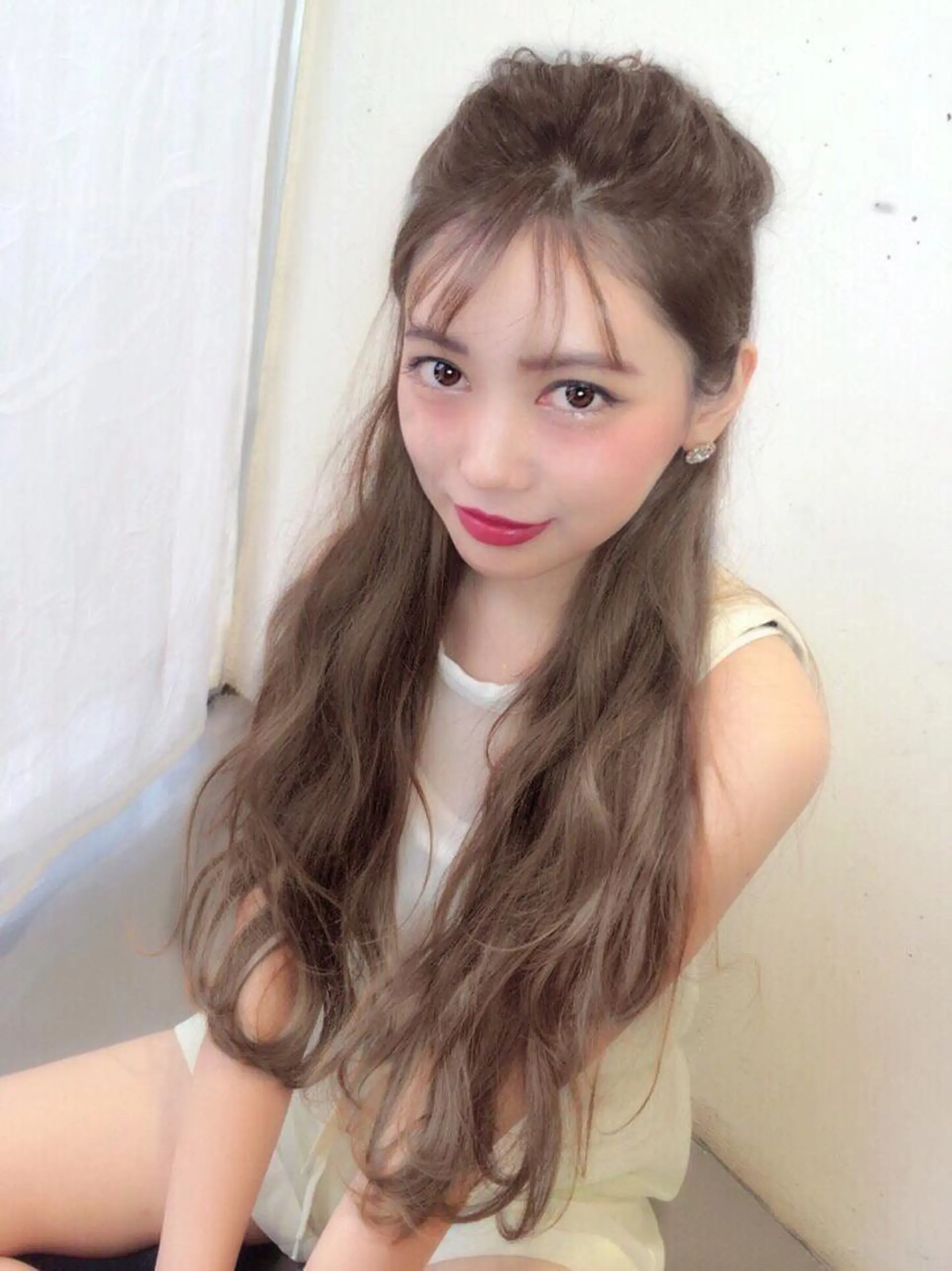 ロング 遠藤 眞実のヘアスタイル