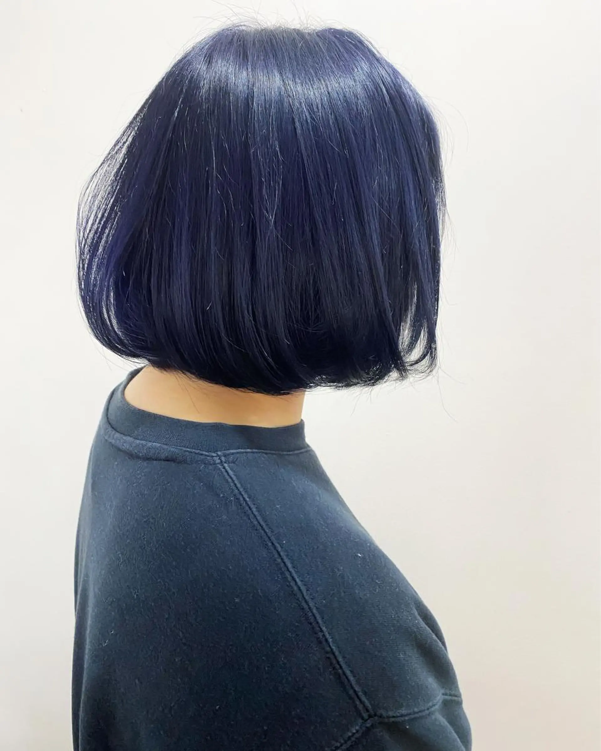 ショート カラー ネイビーカラー カット ヘアカラー トリートメント フラム所属・WATANABE MISAKIのヘアスタイル