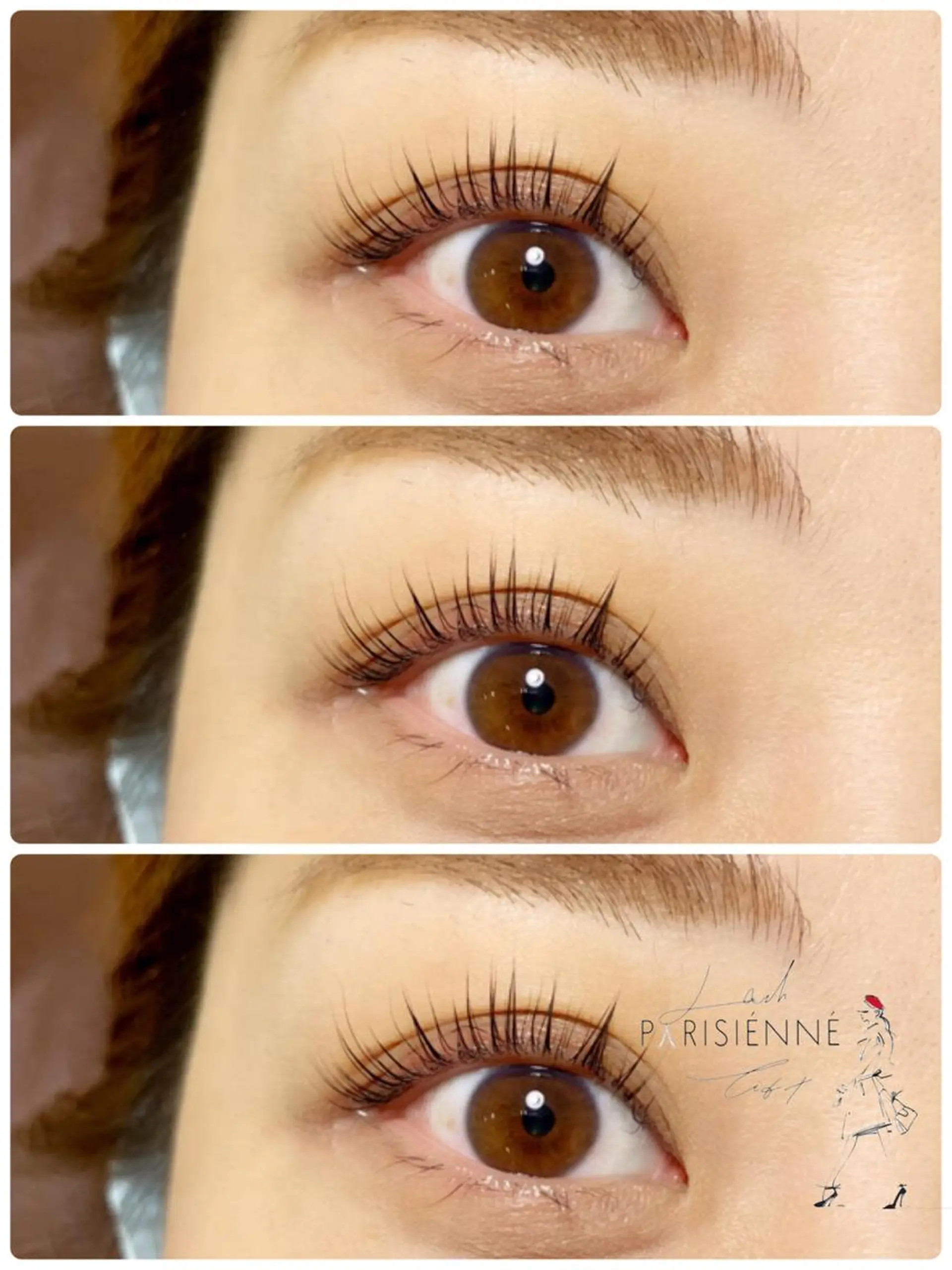 マツエク・マツパ パリジェンヌラッシュリフト LinoMoa 蒲田店のマツエク・マツパデザイン