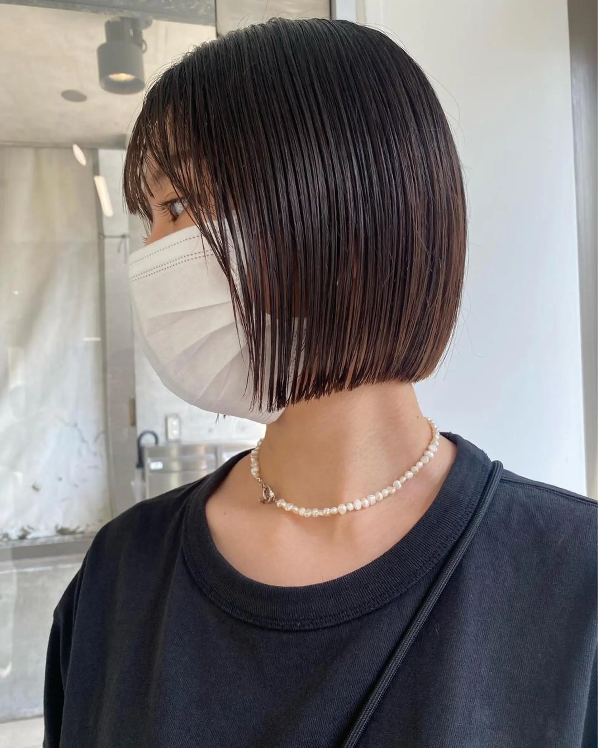 ショート カラー カット ヘアカラー トリートメント センターパート/ 暖色カラーayuのヘアスタイル