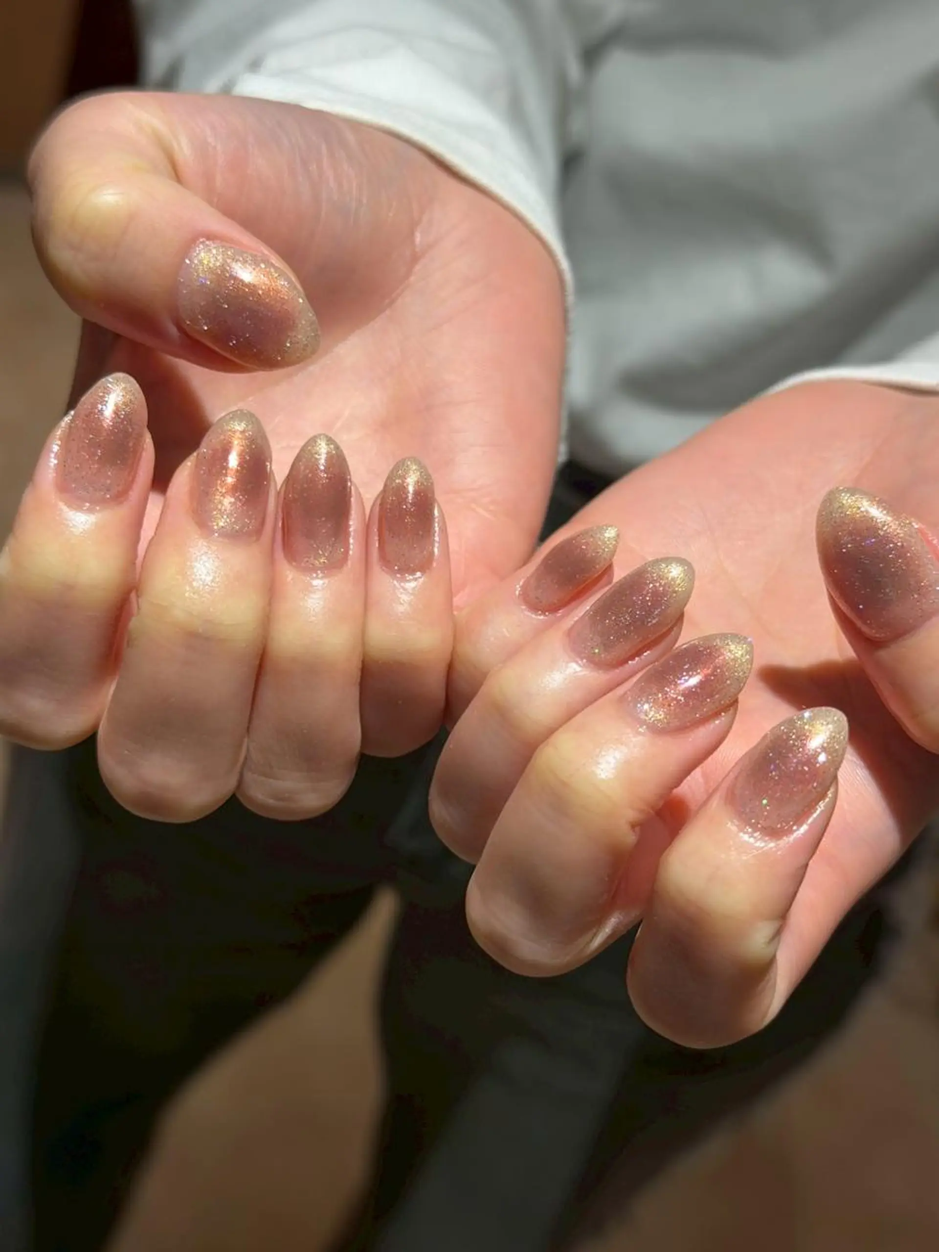 ネイル アートネイル フラッシュネイル 韓国ネイル マグネットネイル 持ち込み Allma Nailのネイルデザイン