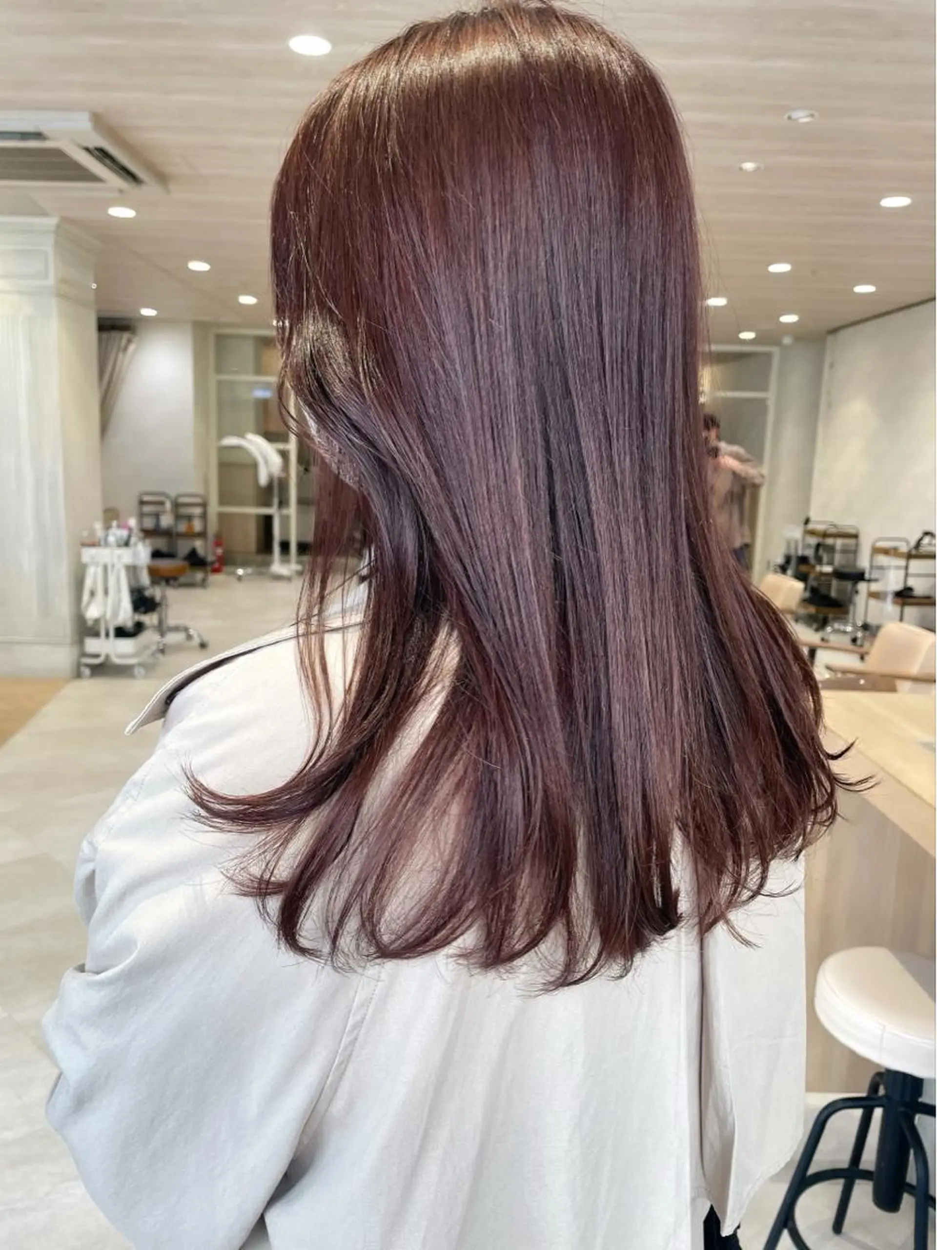 ミディアム カラー カット ヘアカラー トリートメント haru/レイヤー/ ウルフのヘアスタイル