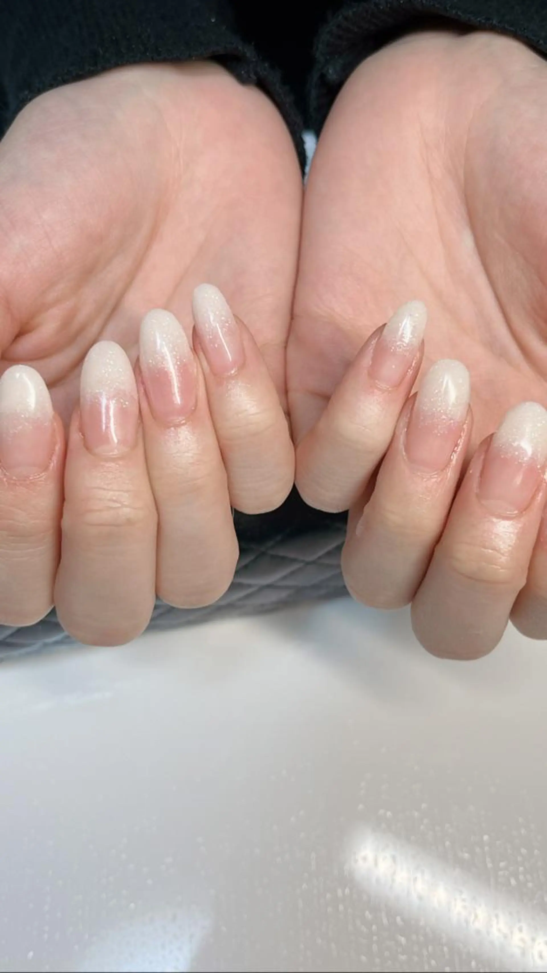 ネイル グラデーション ピンク ピンクベージュ スカルプネイル plaisir所属・plaisir プレジールネイルのネイルデザイン