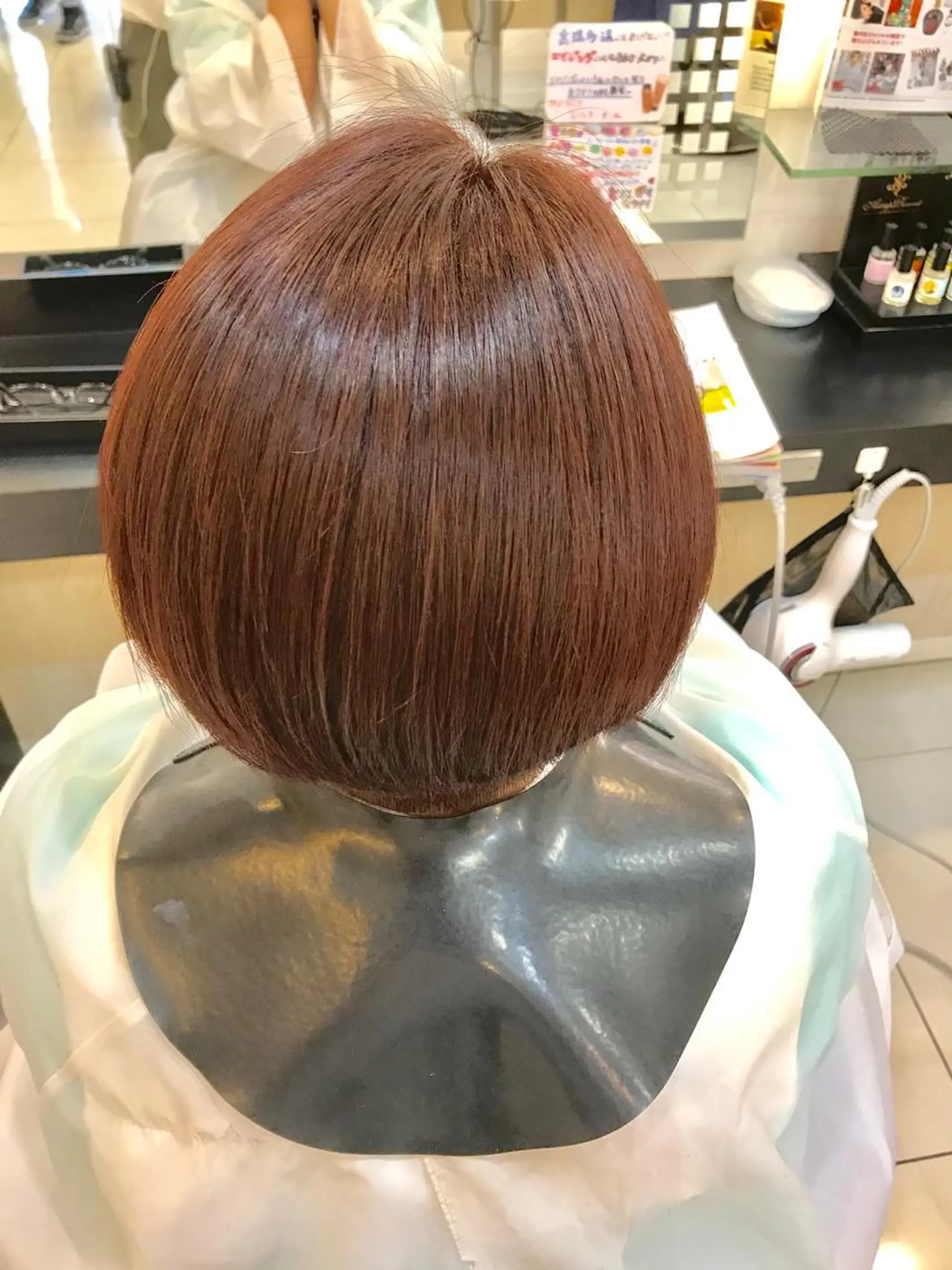 ショート カラー レッドカラー トータルビューティー K:R鶴川のヘアスタイル
