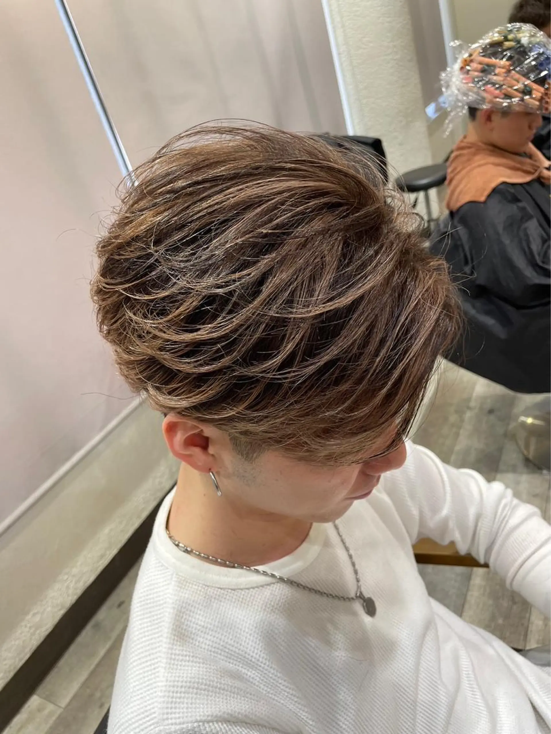 ショート カラー メンズ okada riruのヘアスタイル