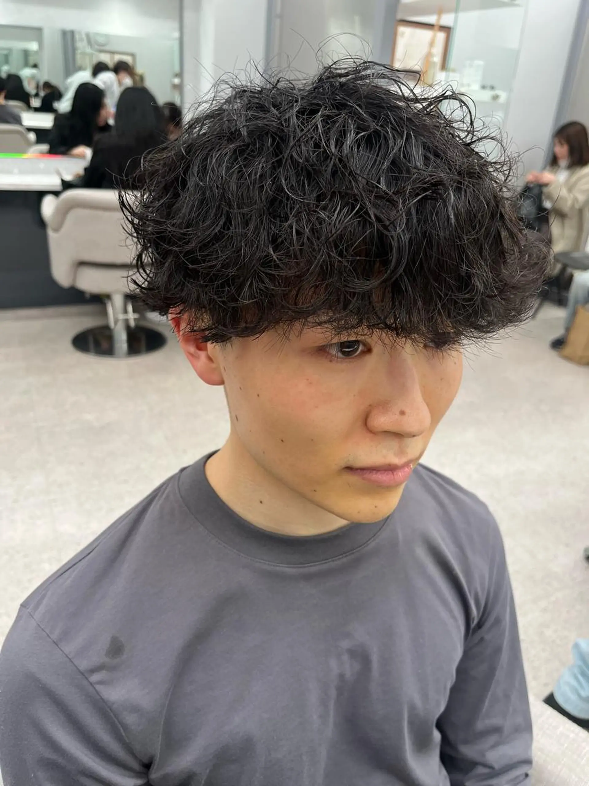 パーマ メンズ カット パーマ 🍐シャドウパーマ メンズ特化/守岡🍐のヘアスタイル