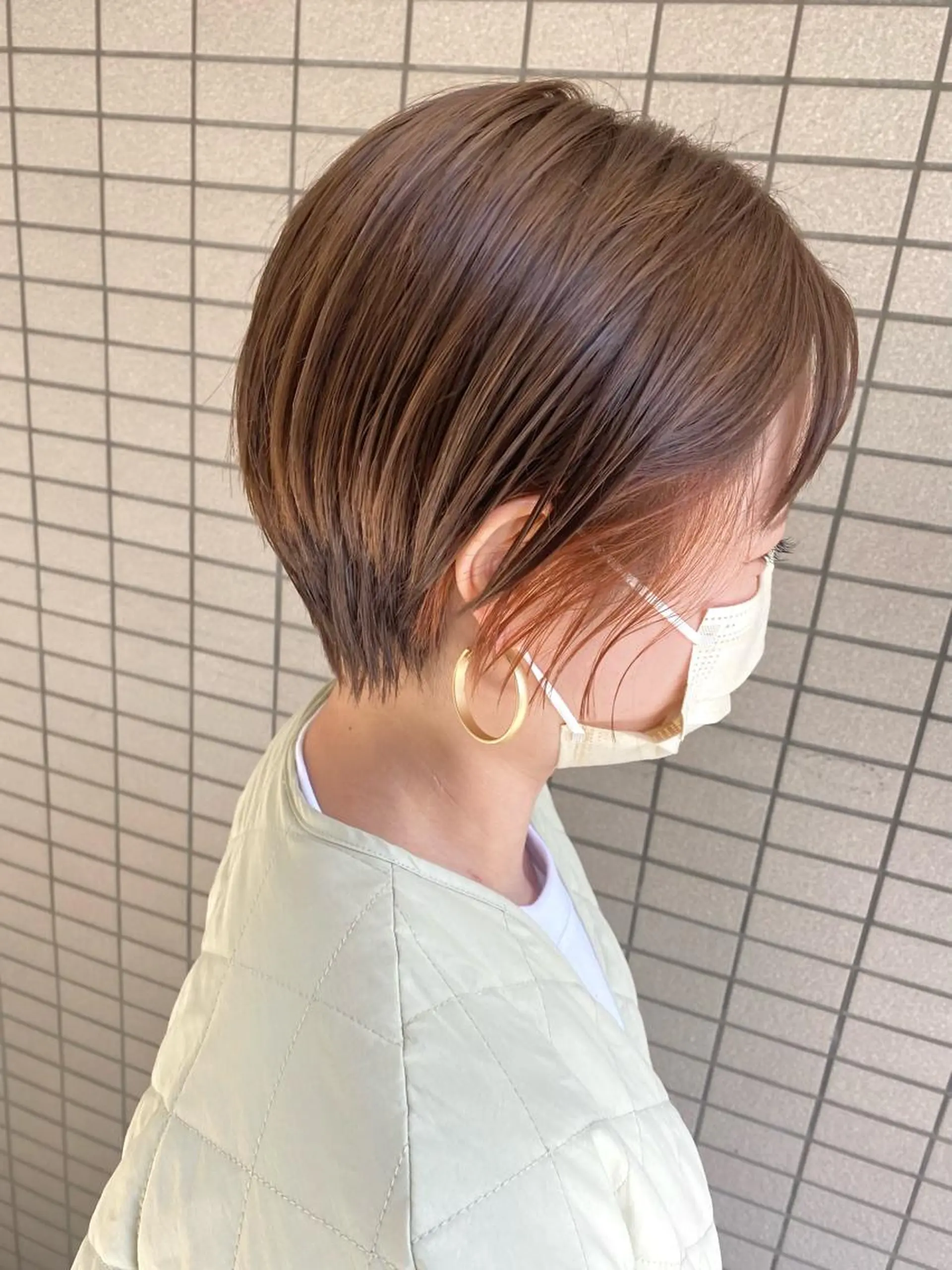 ショート カラー カット トリートメント 荒川 ひなの 新川崎のヘアスタイル