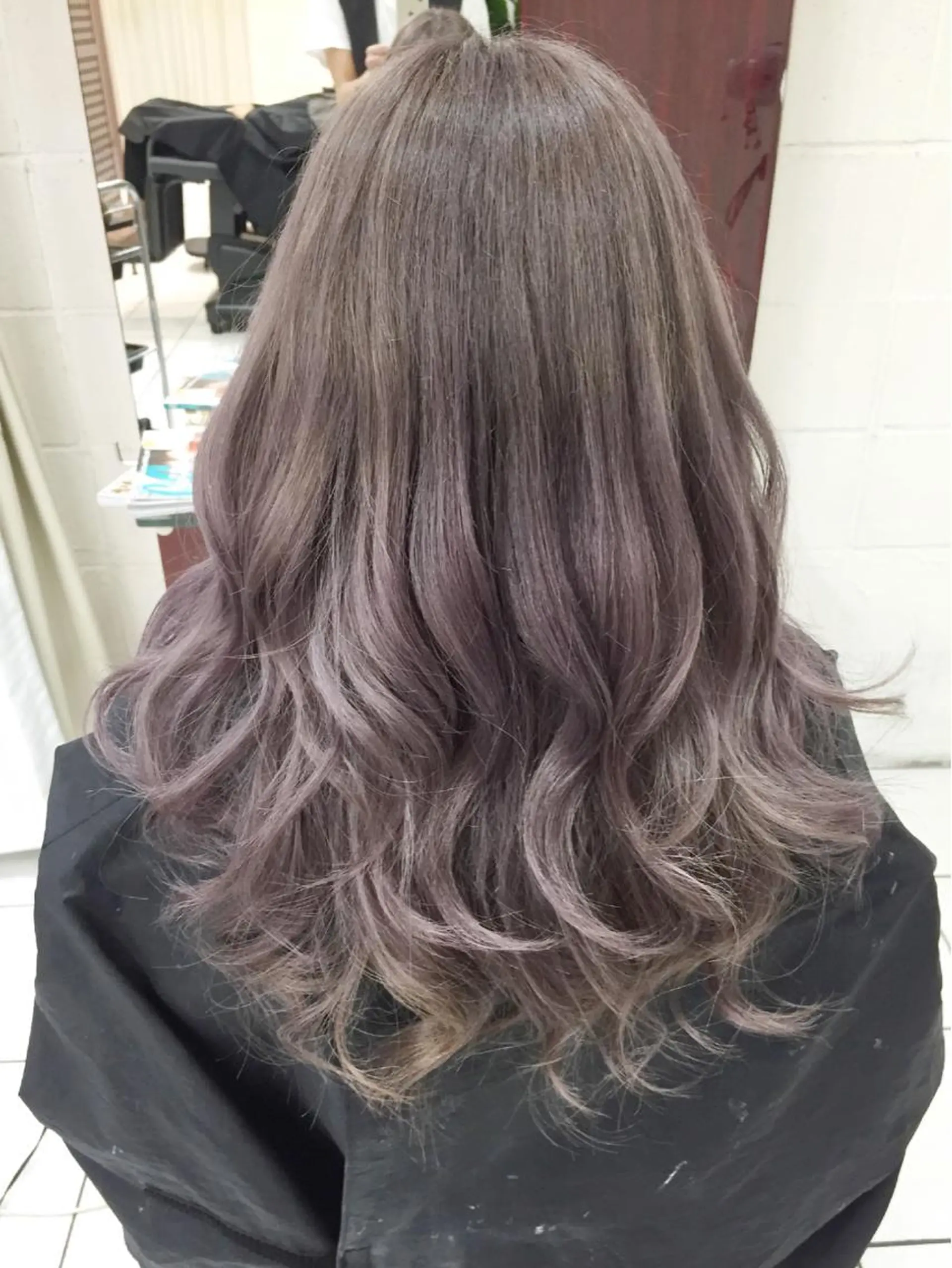 ミディアム カラー モテ髪透明感❤️ デイズヘアカラーのヘアスタイル